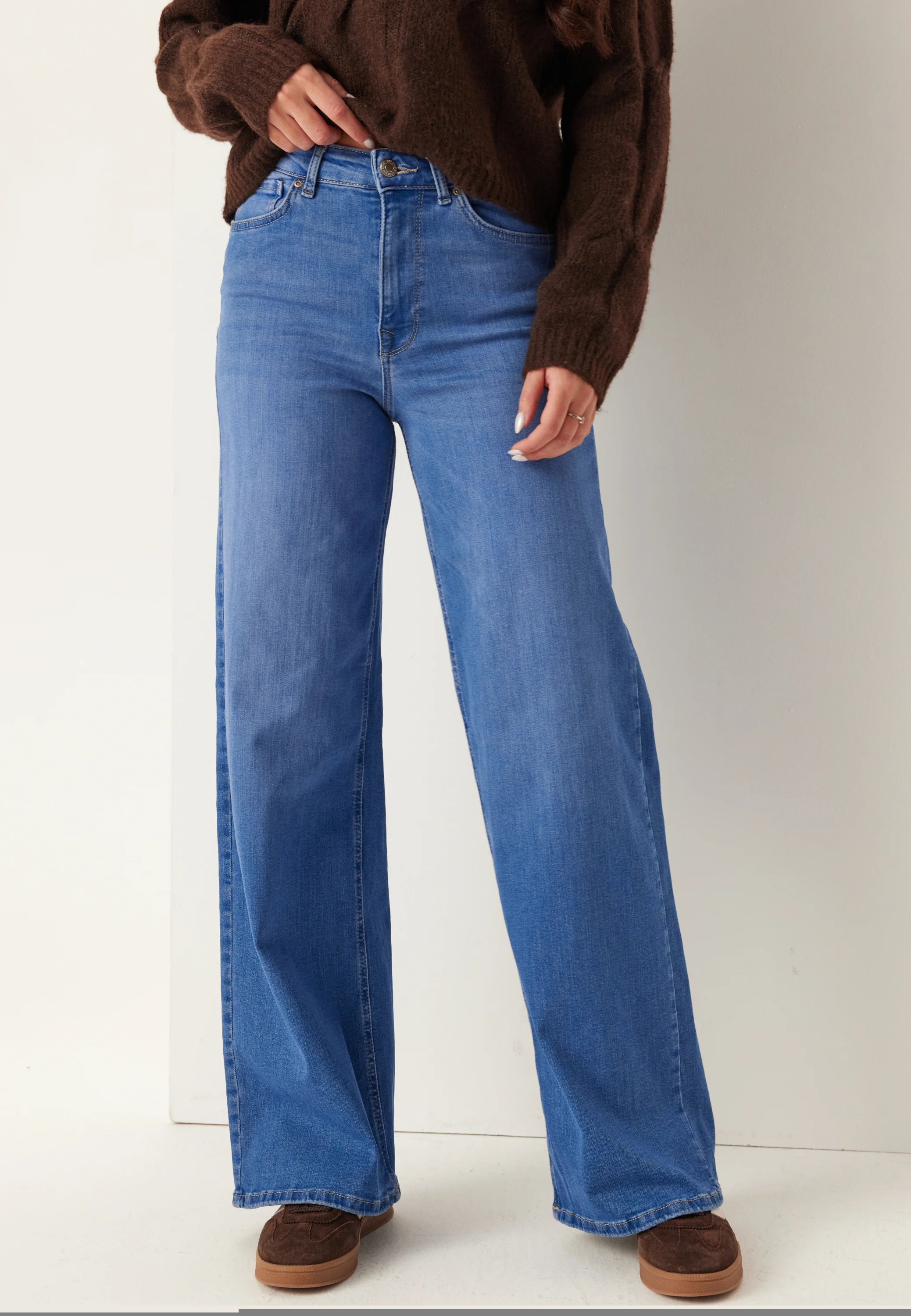 Onlmadison Blush Hw Wide Dnm