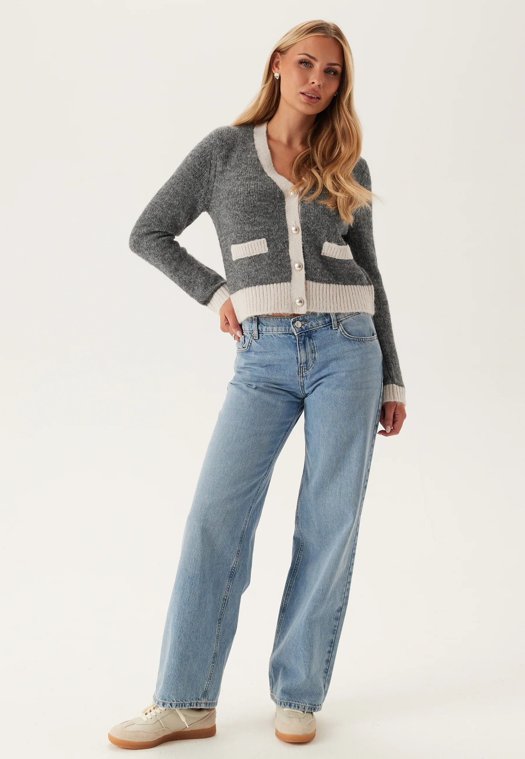 Onlmaggie Life Ls V-neck Cardi - Image 3