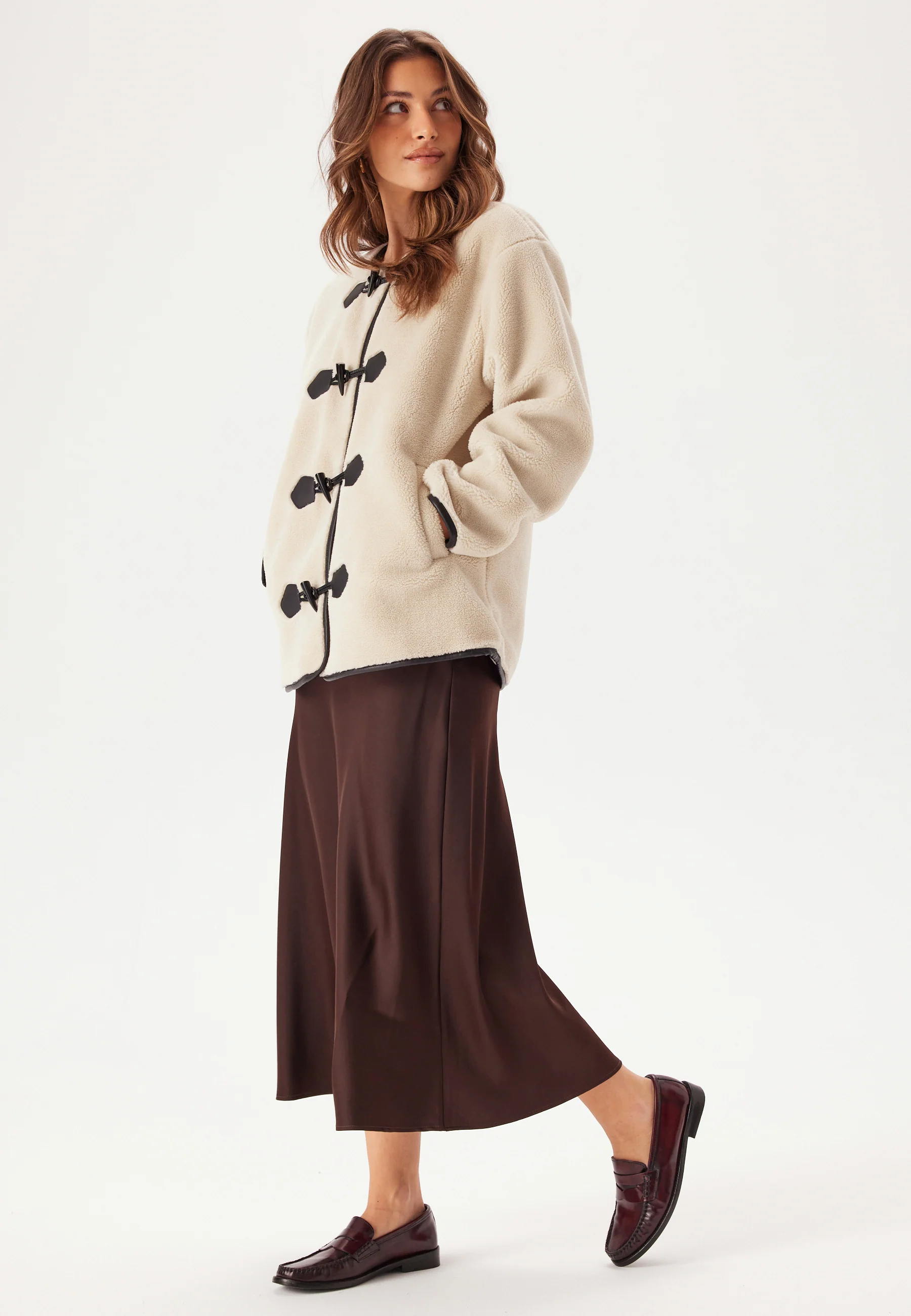 Onlmali Faux Fur Duffle Coat - Image 4
