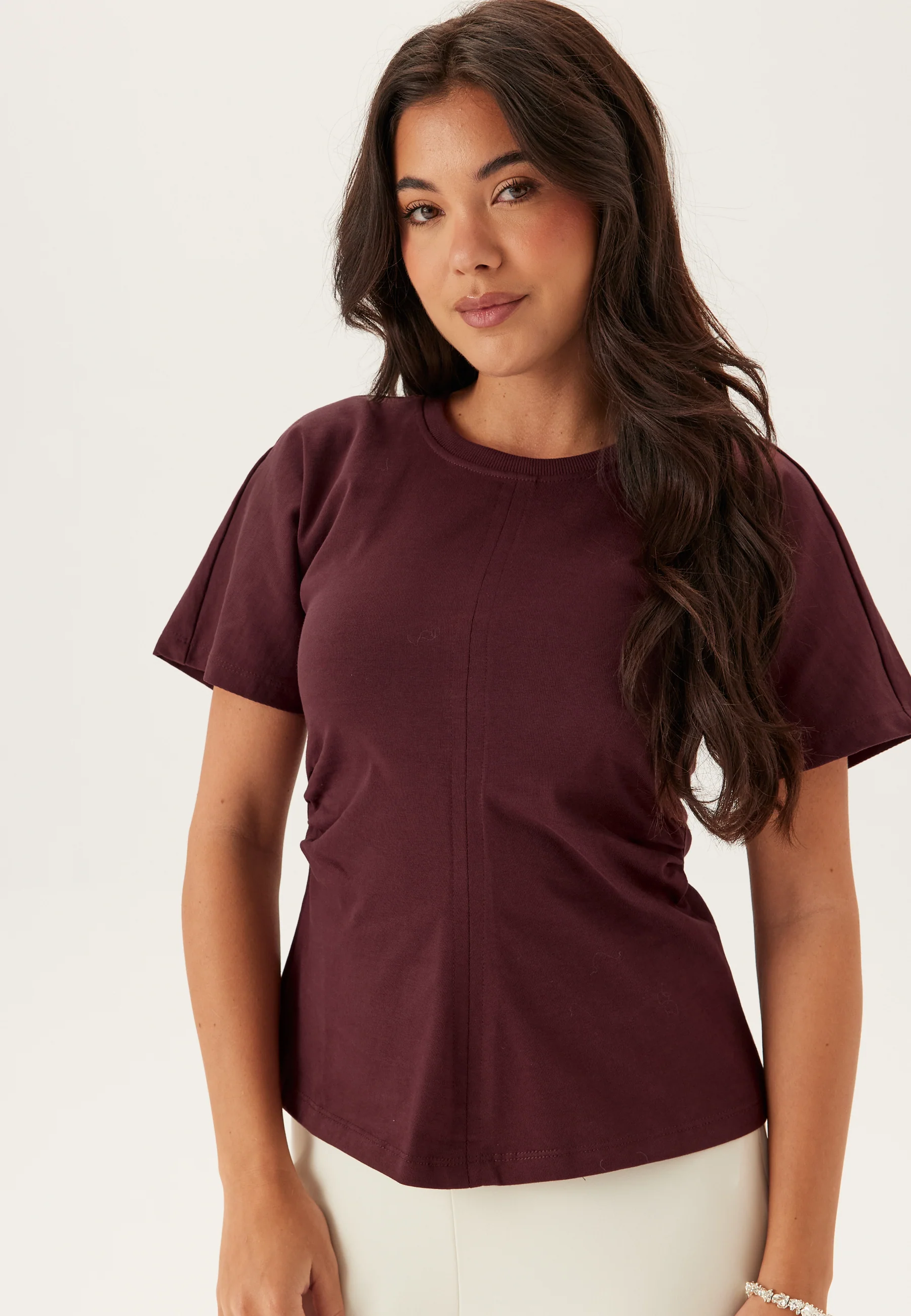 Onlmarie Life S/S RUCHING TOP