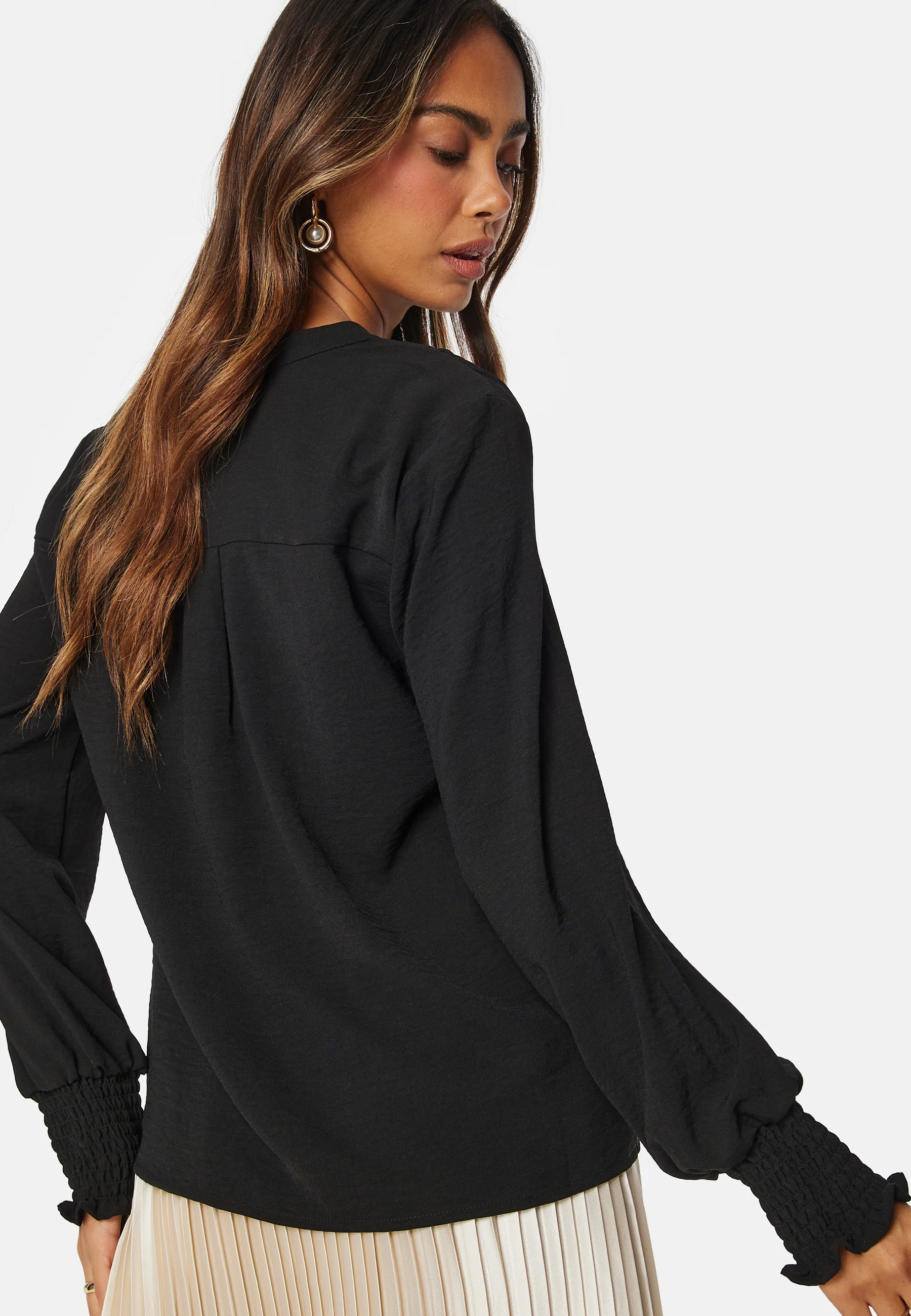 Onlmette V-Neck Smock Top - Image 2
