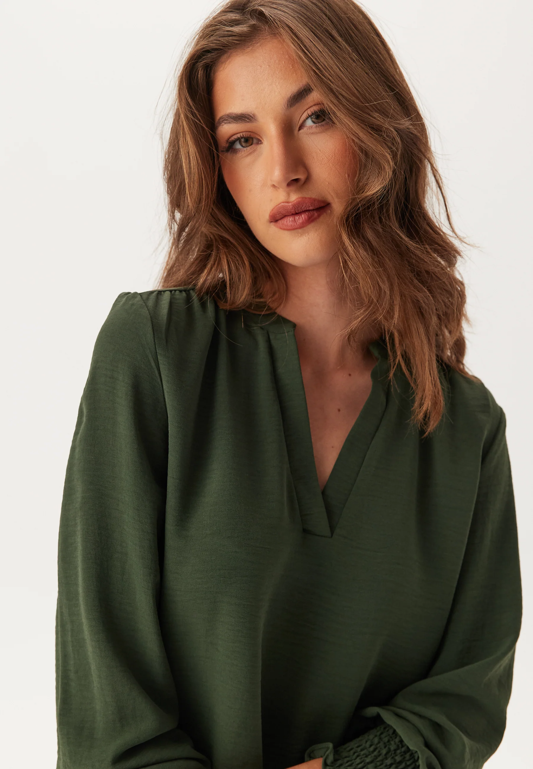 Onlmette V-Neck Smock Top - Image 2