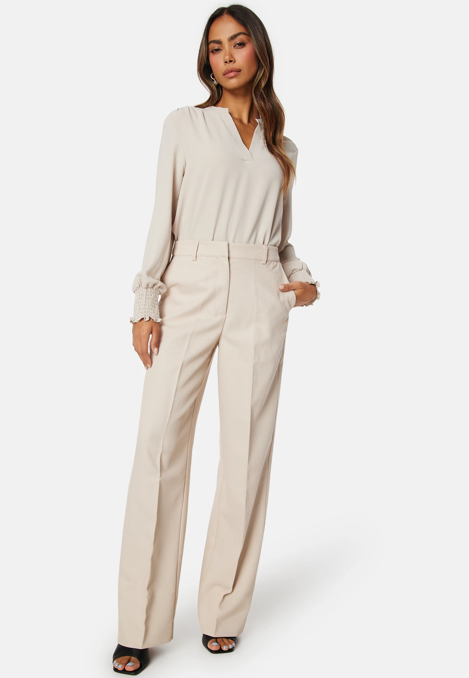 Onlmette V-Neck Smock Top - Image 4