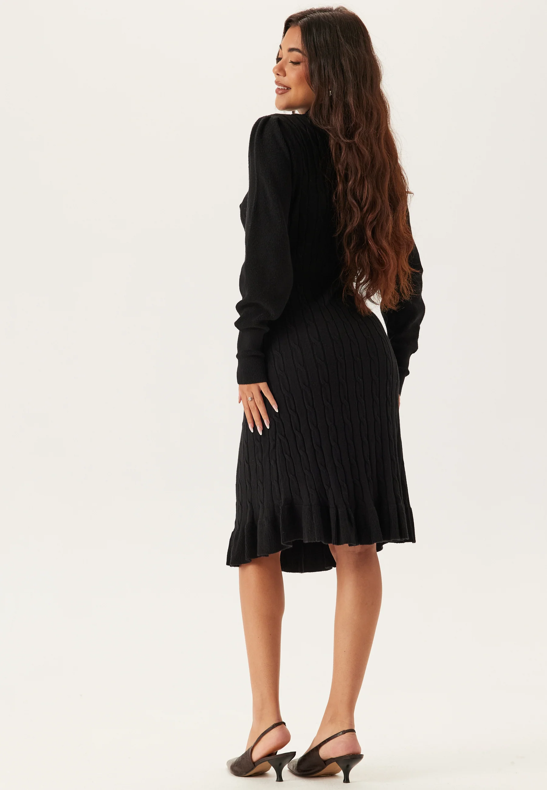 Onlnadia Ls Cable Dress Cs Knt - Image 2