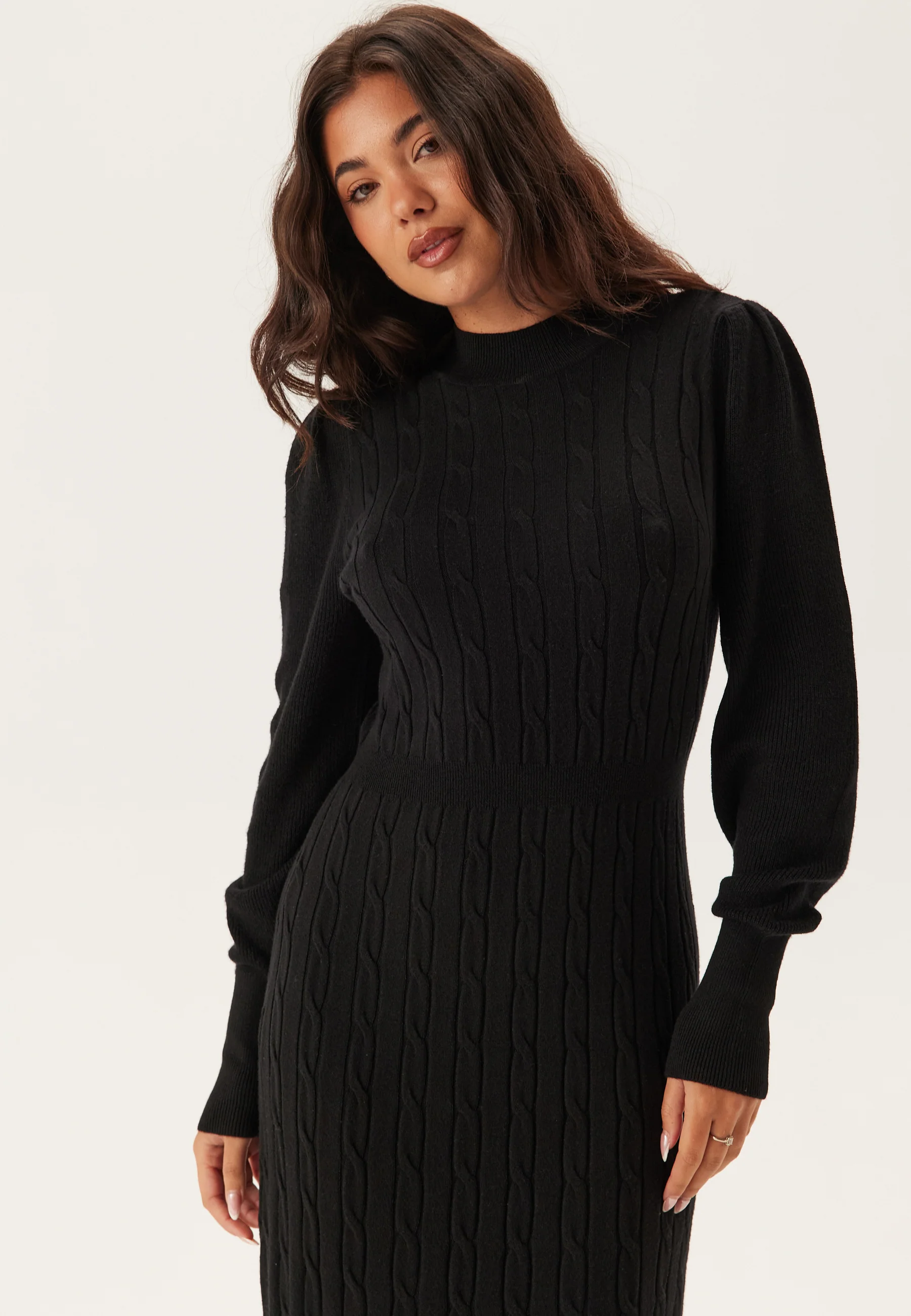 Onlnadia Ls Cable Dress Cs Knt - Image 3