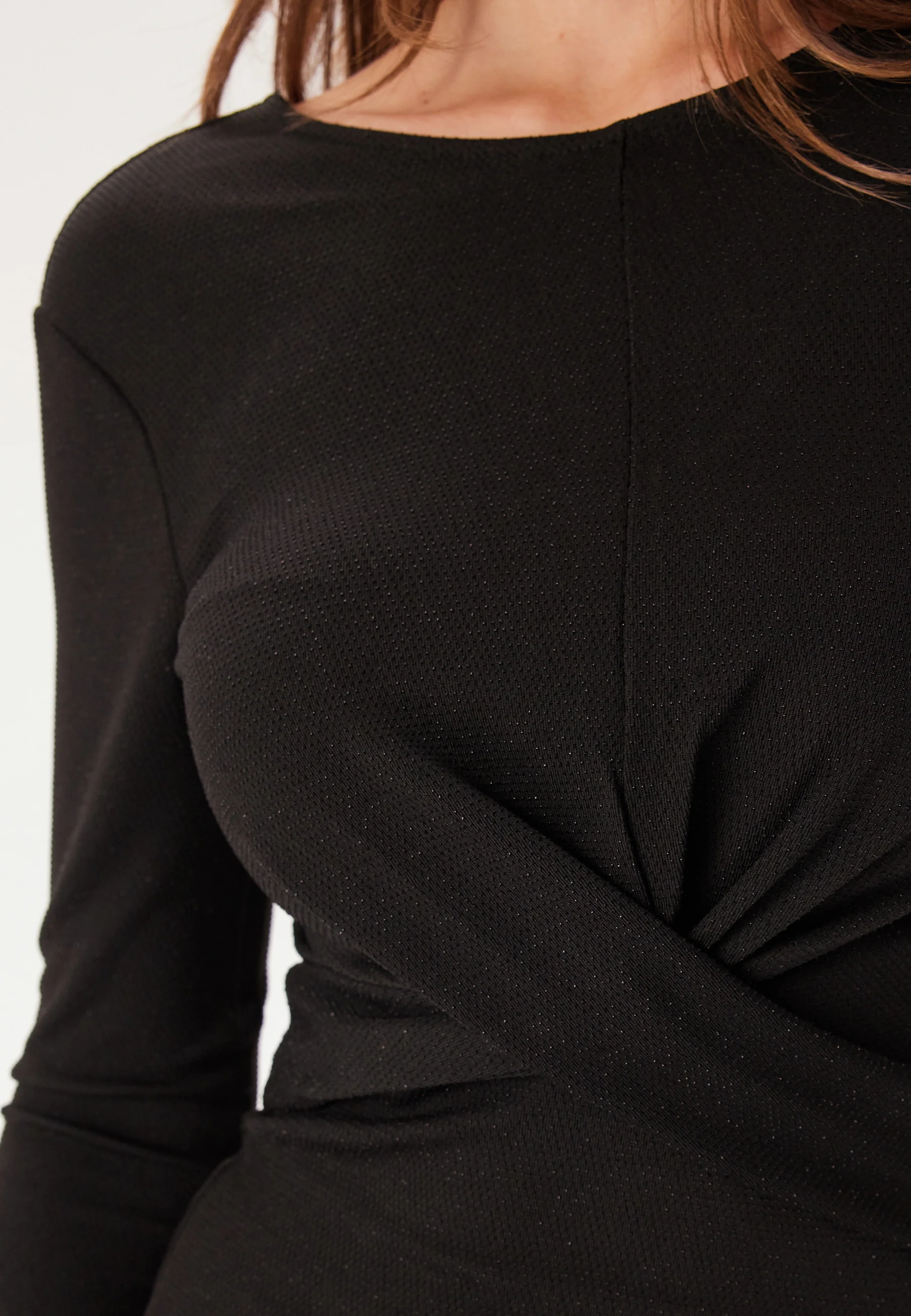Onlqueen L/S GLITTER TWIST DRE - Image 4