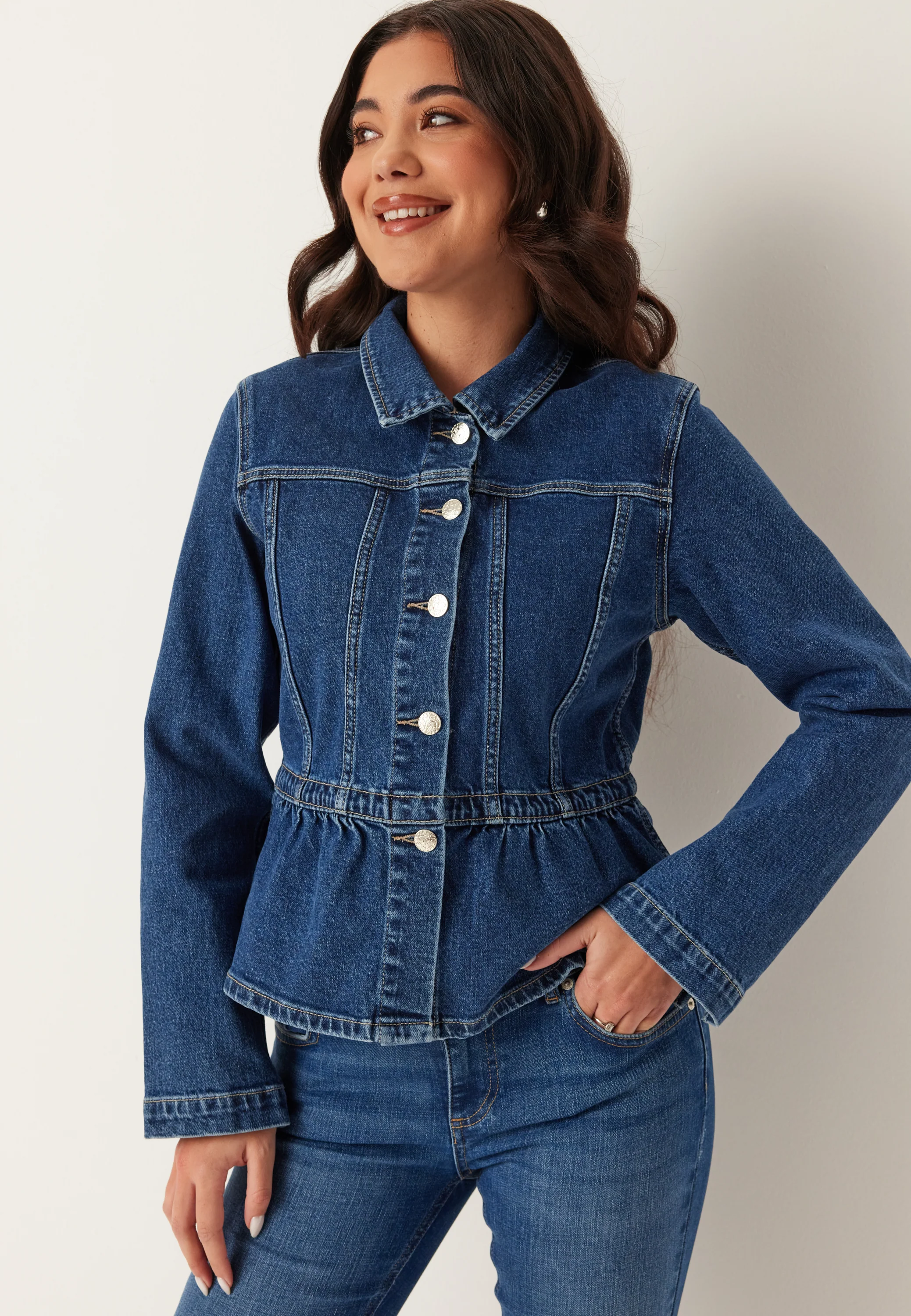 Onlremi L/S PEPLUM JACKET DNM - Image 4