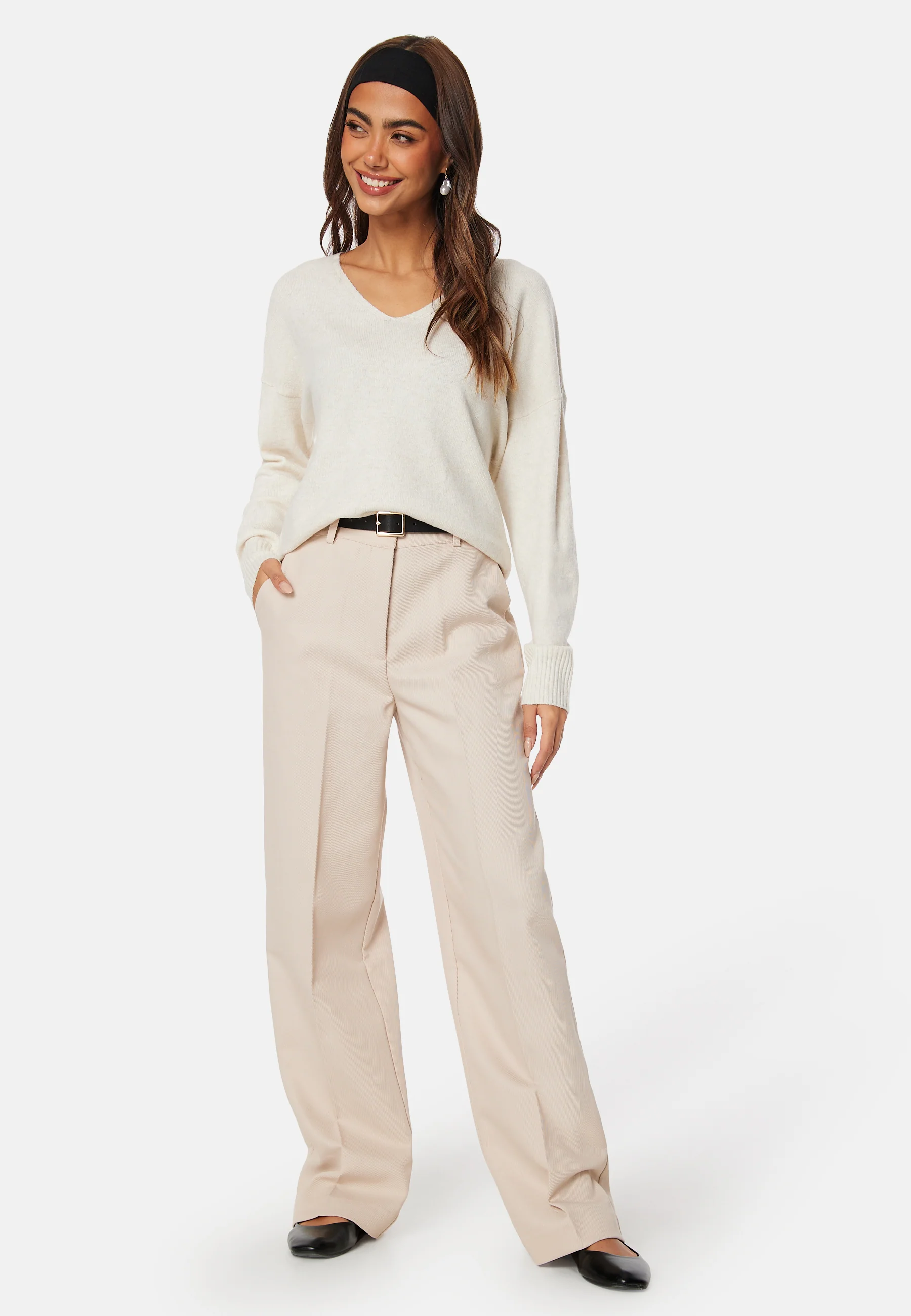 Onlrica Life L/S V-Neck Pullover Knit - Image 3