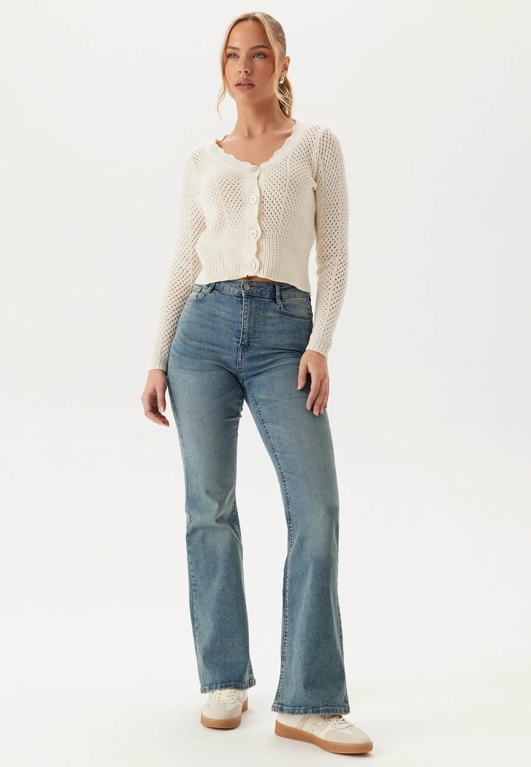 Onlroselia Ls V-neck Cardi Knt - Image 4