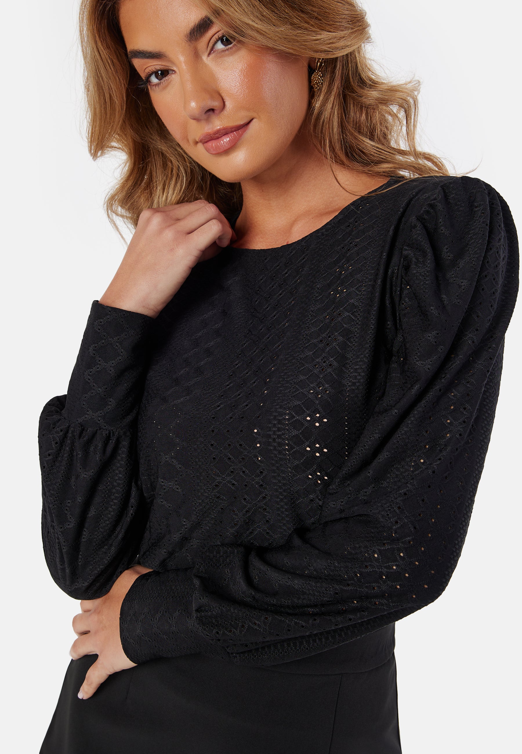 Onlsandra L/S PUFF TOP JRS NOO - Image 4