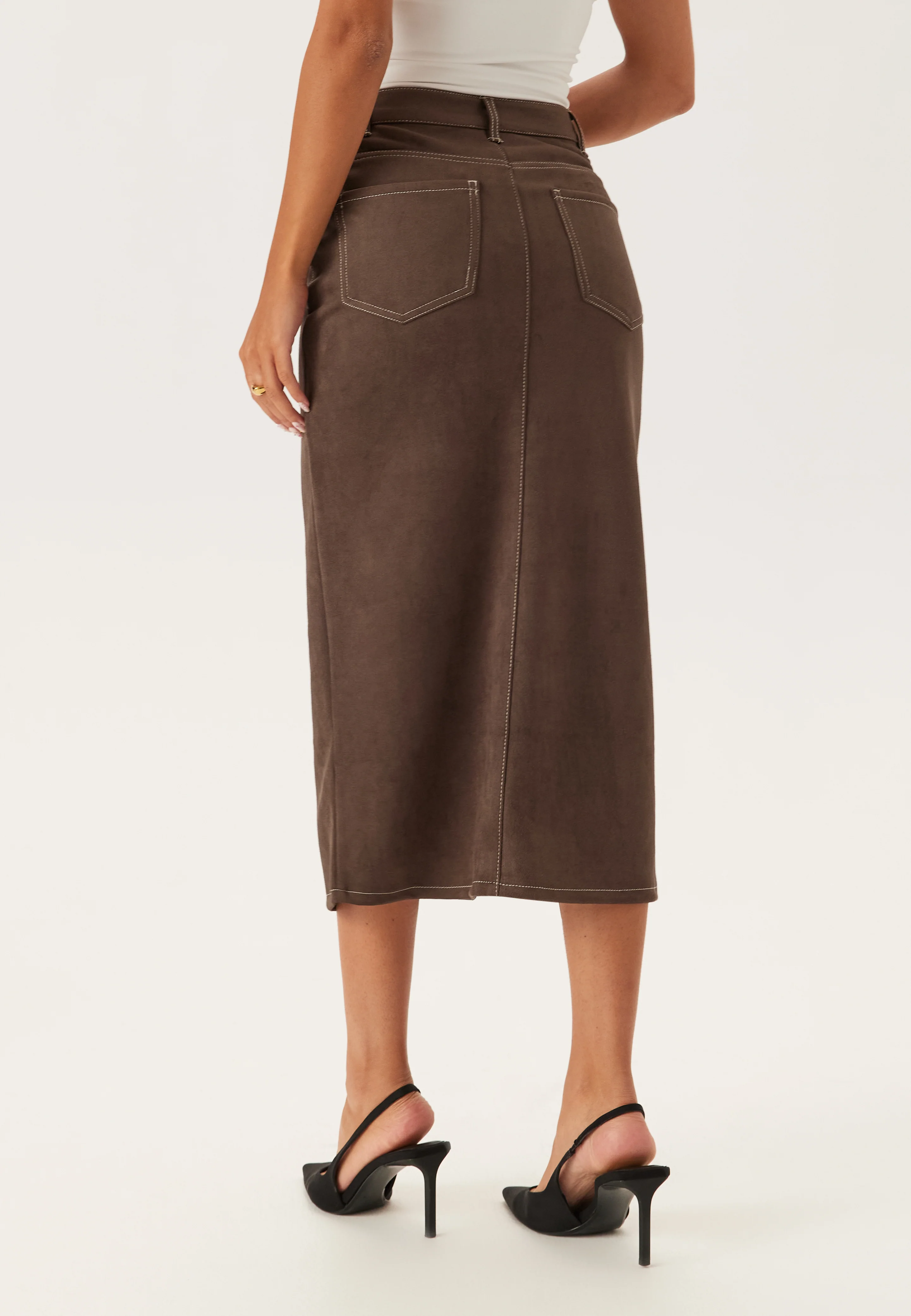 Onlstina Life Mw Faux Suede Sk - Image 4