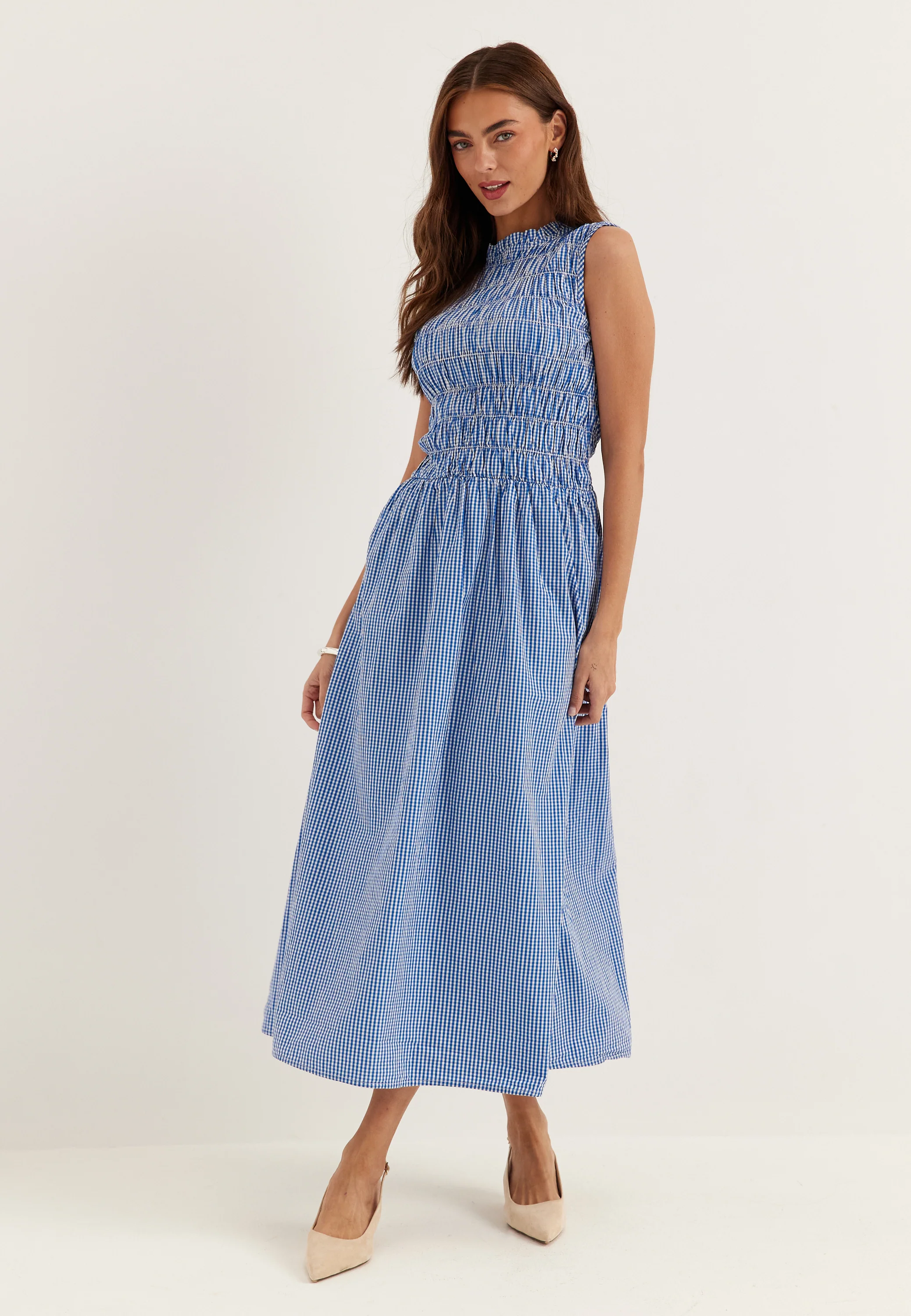 Onltamari Smock Check Dress - Image 2