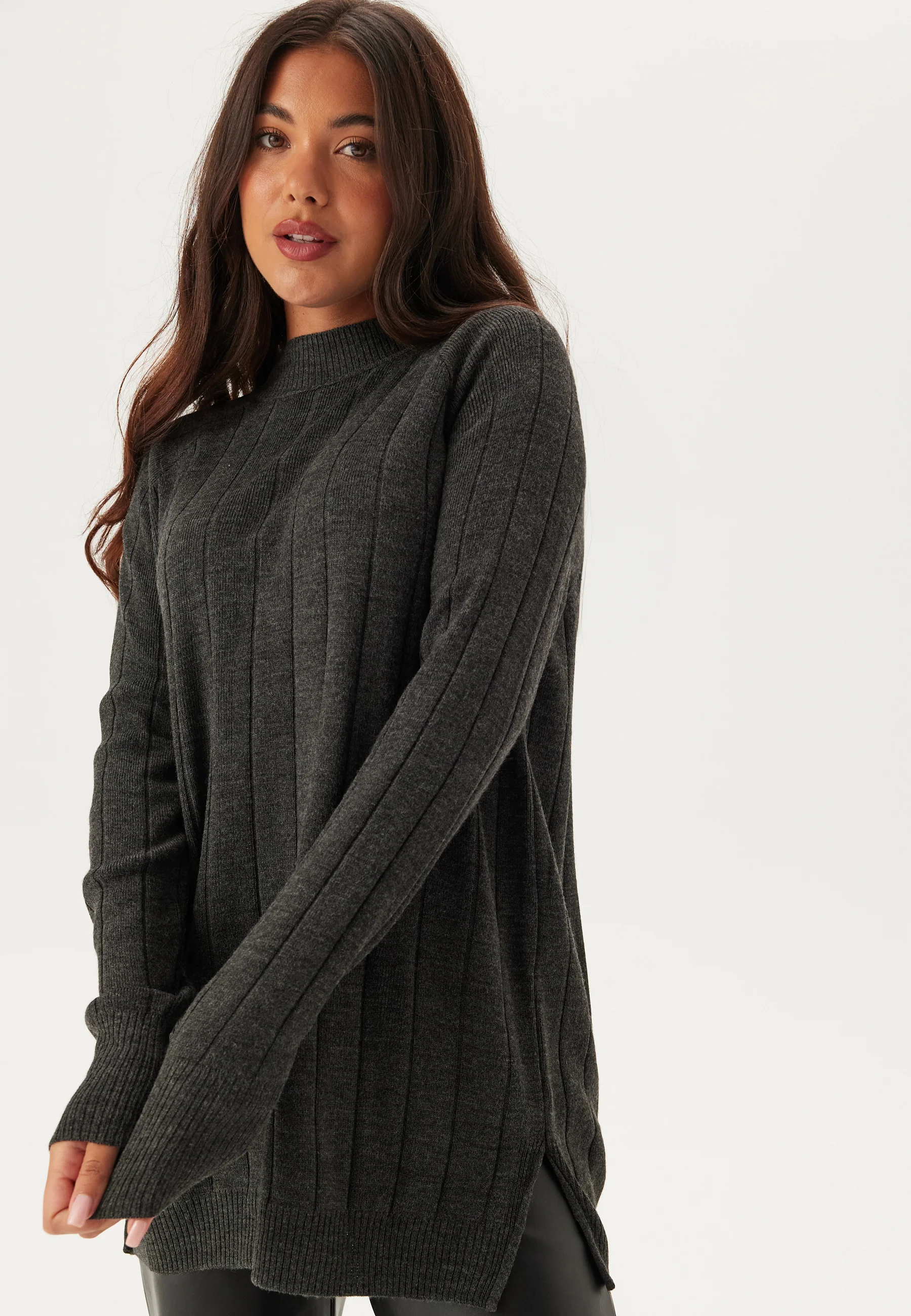 Onltess Ls Long High Neck Knt