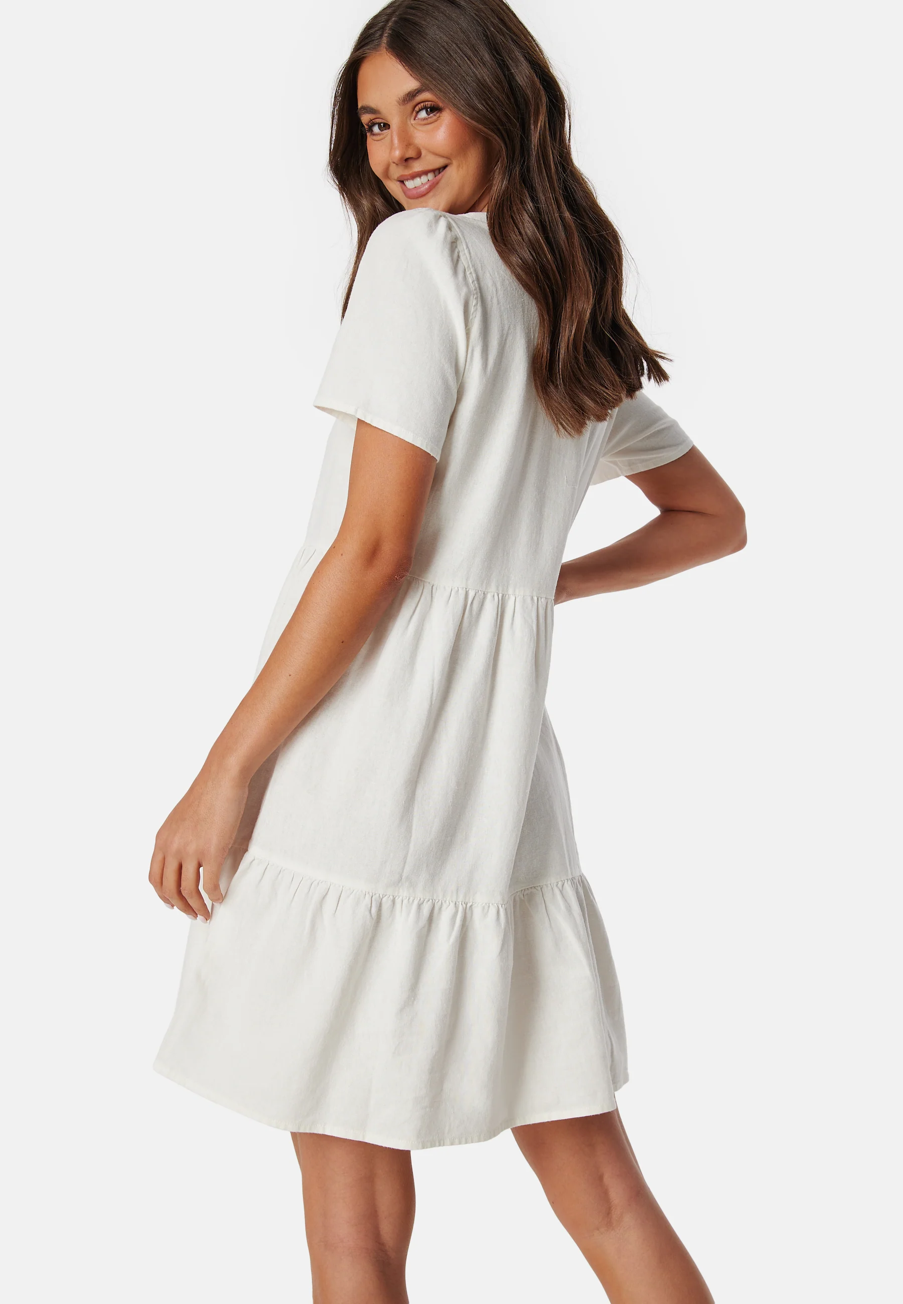 Onltiri-Caro V-Nec Lin Dress - Image 2