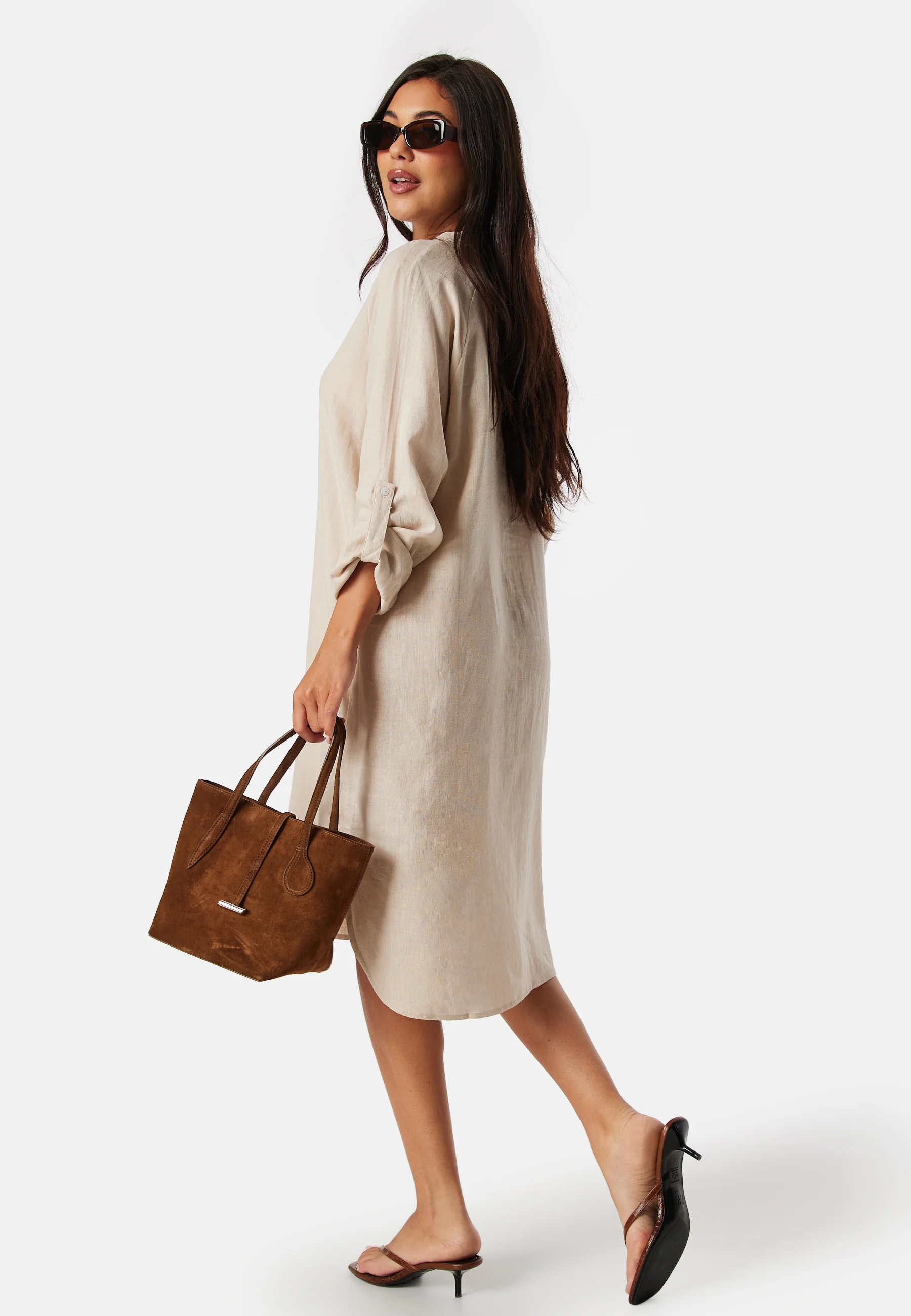 Onltokyo Linen Blend Dress - Image 2
