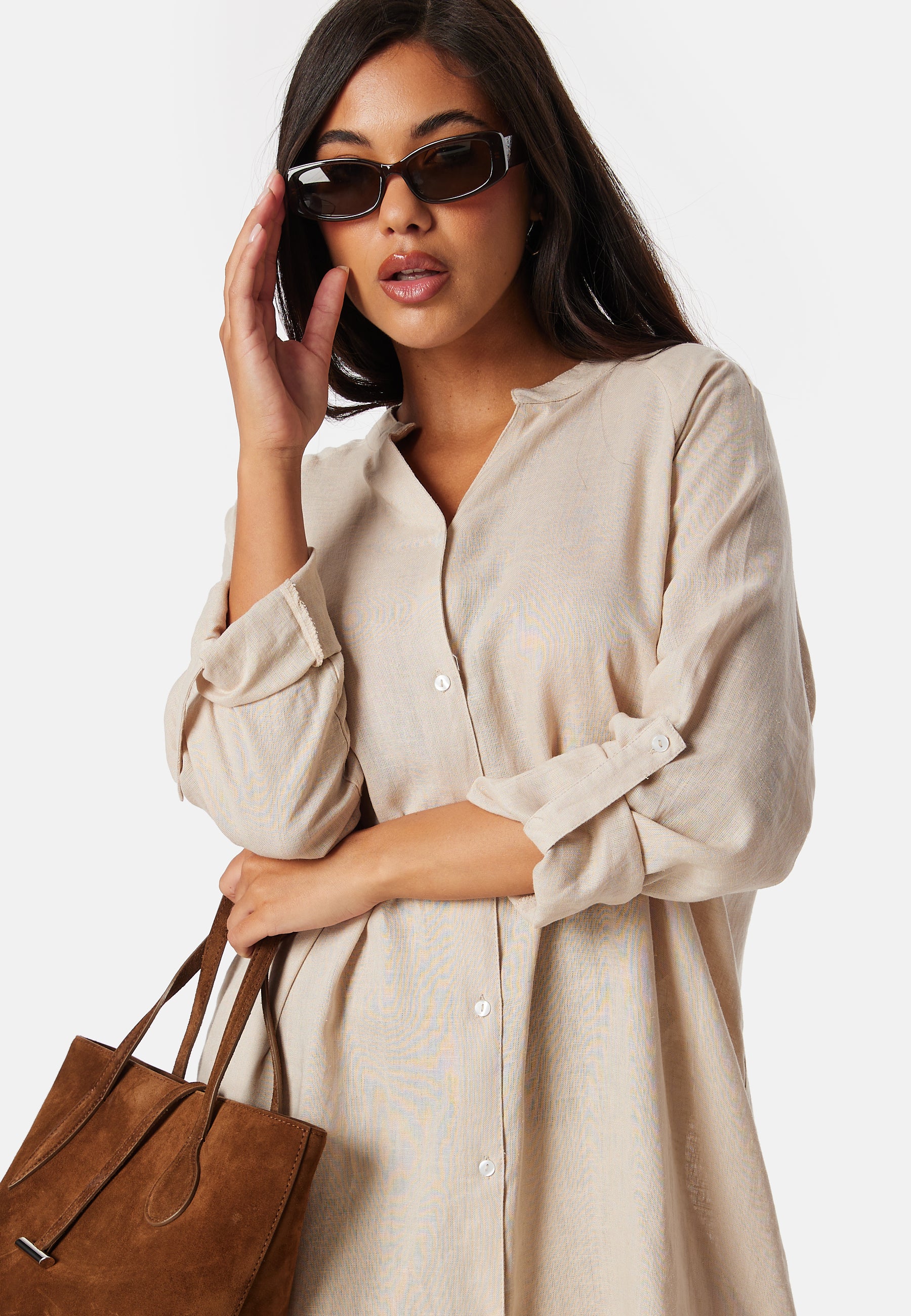 Onltokyo Linen Blend Dress - Image 4