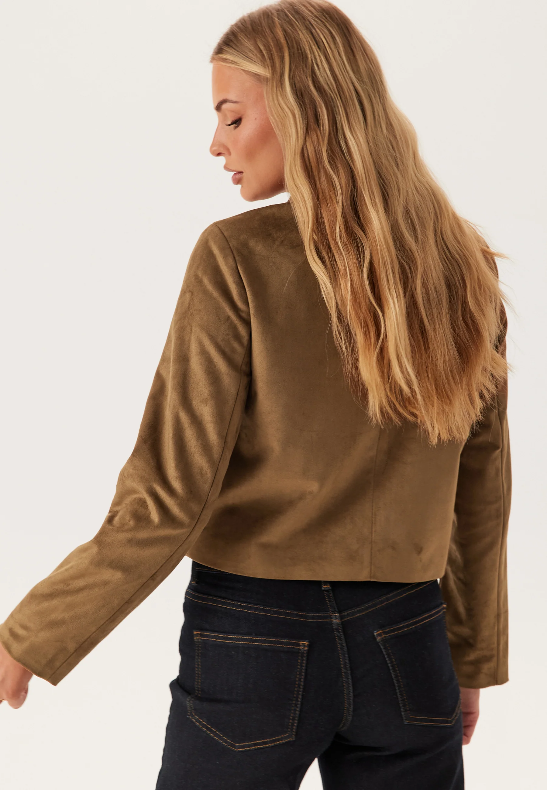 Onltulip Life Faux Suede Jacke - Image 2