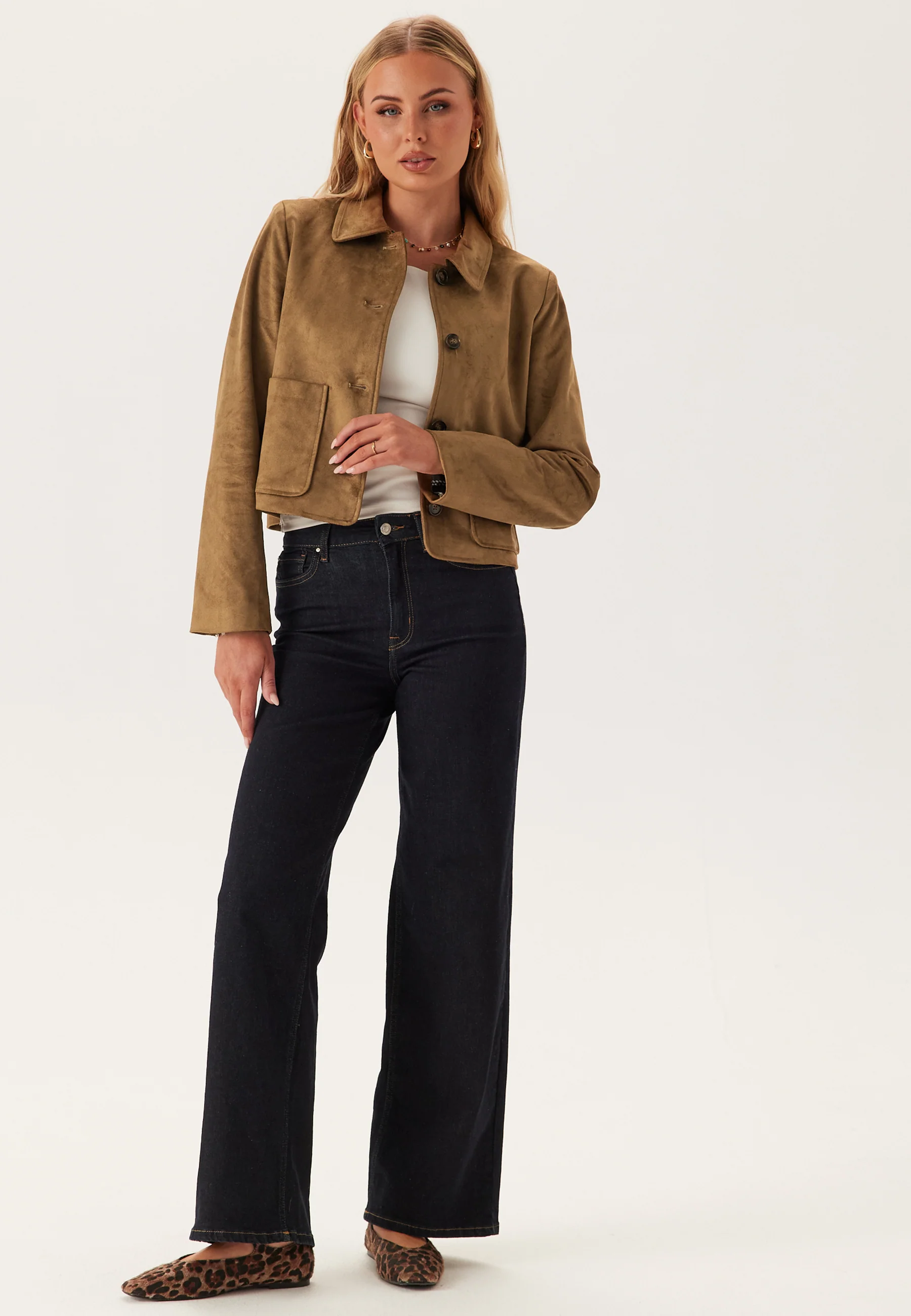 Onltulip Life Faux Suede Jacke - Image 4