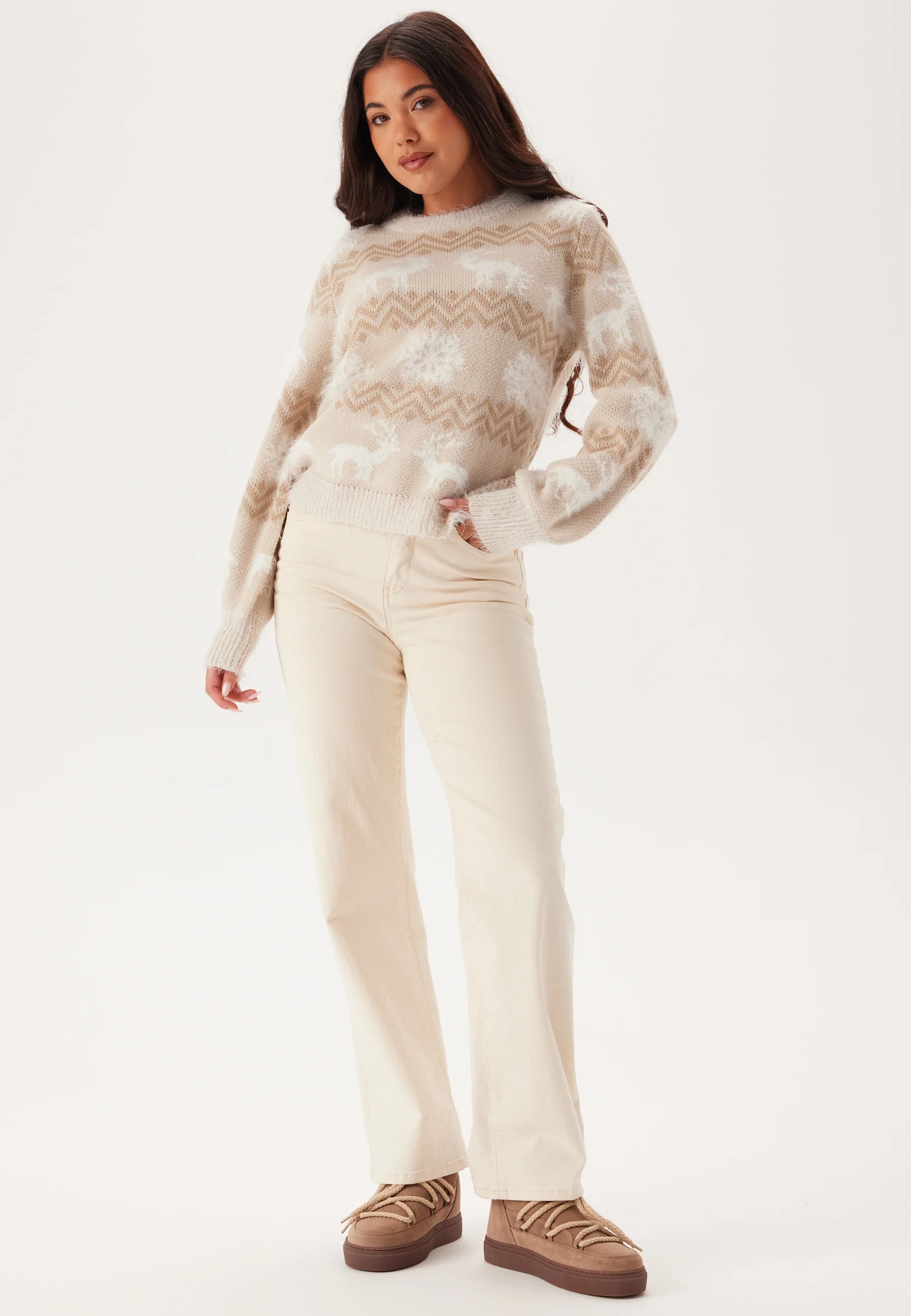 Onlxmas Fairisle L/S PULLOVER - Image 4