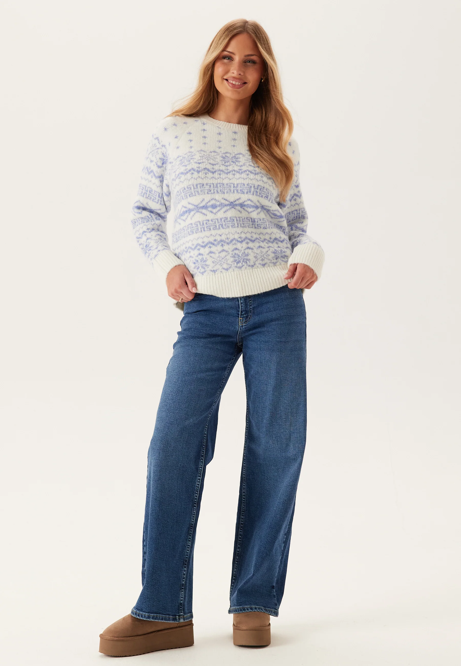 Onlxmas Nordic Ls O-neck Knt - Image 3