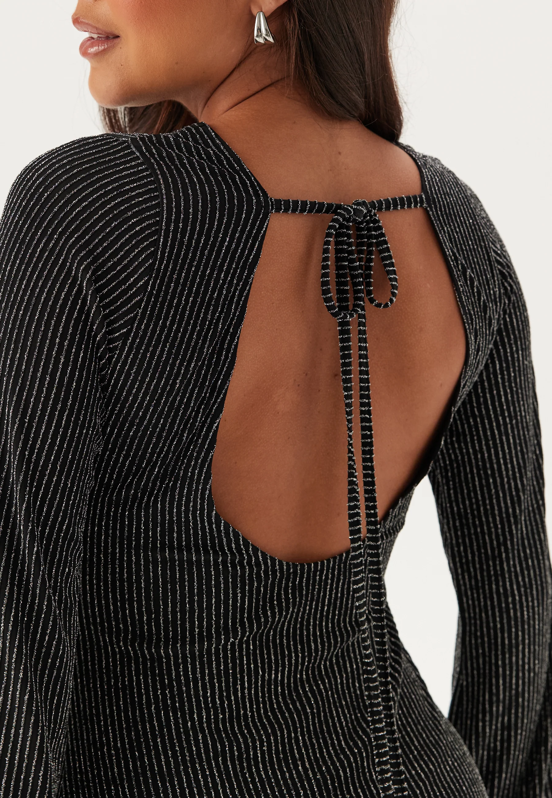 Open Back Sparkling Dress - Image 5