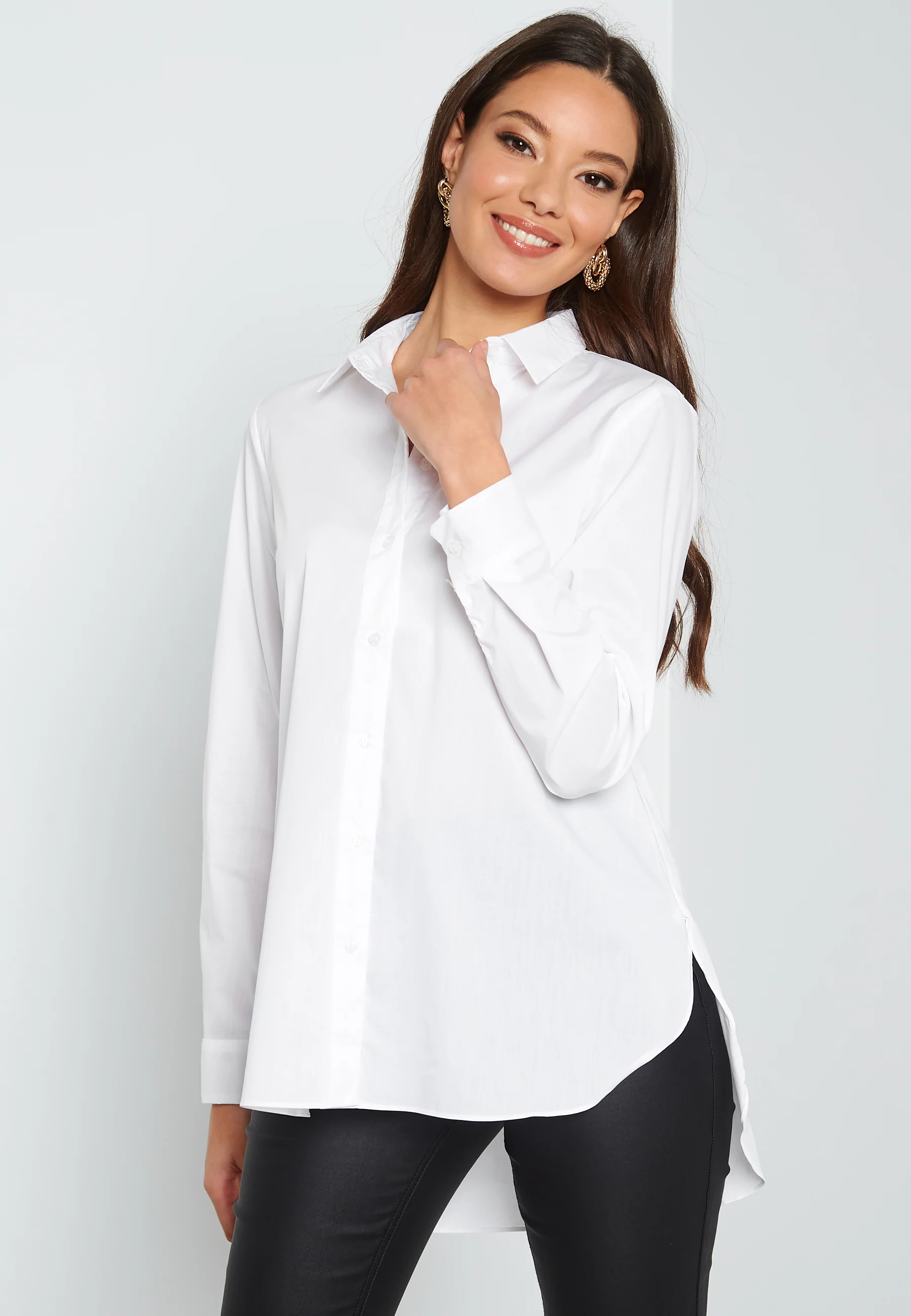 Ori LS Side Zip Shirt - Image 2