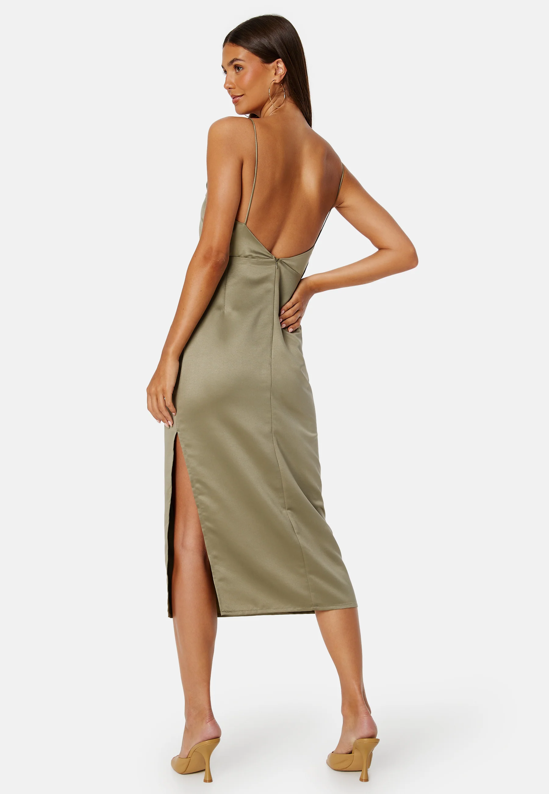 Ortiza Satin Dress - Image 3
