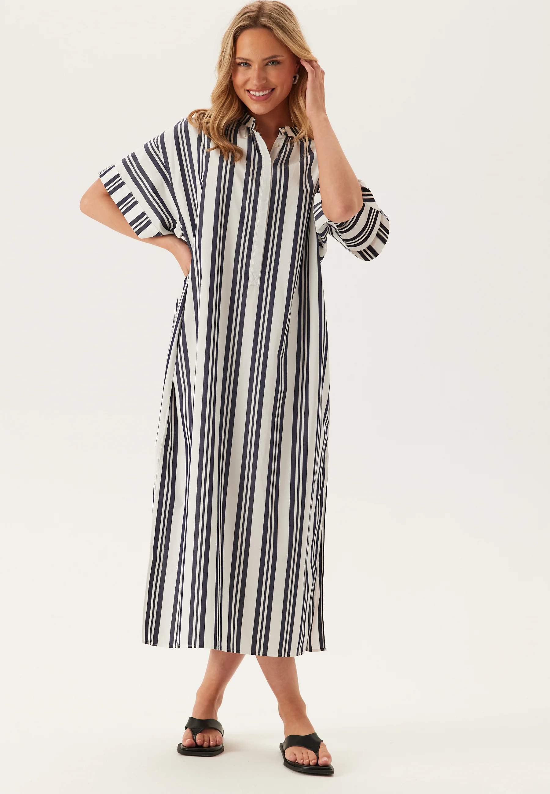 Os Striped Caftan Dress - Image 2