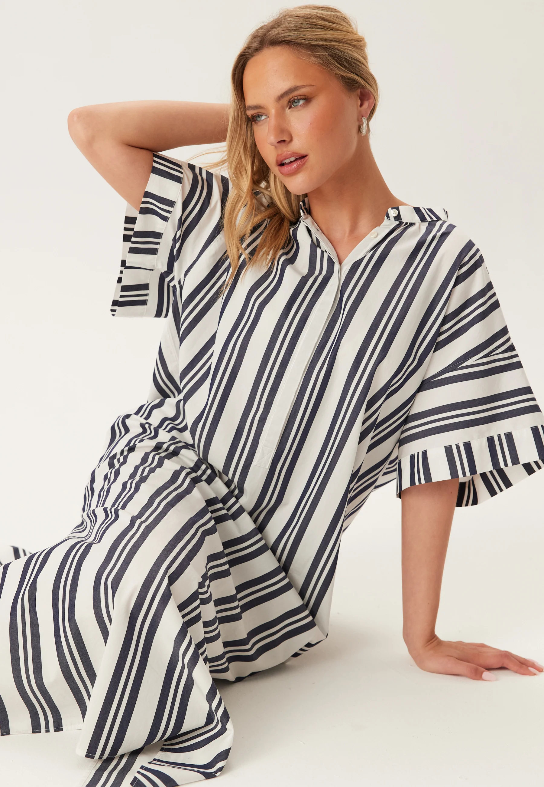 Os Striped Caftan Dress - Image 5
