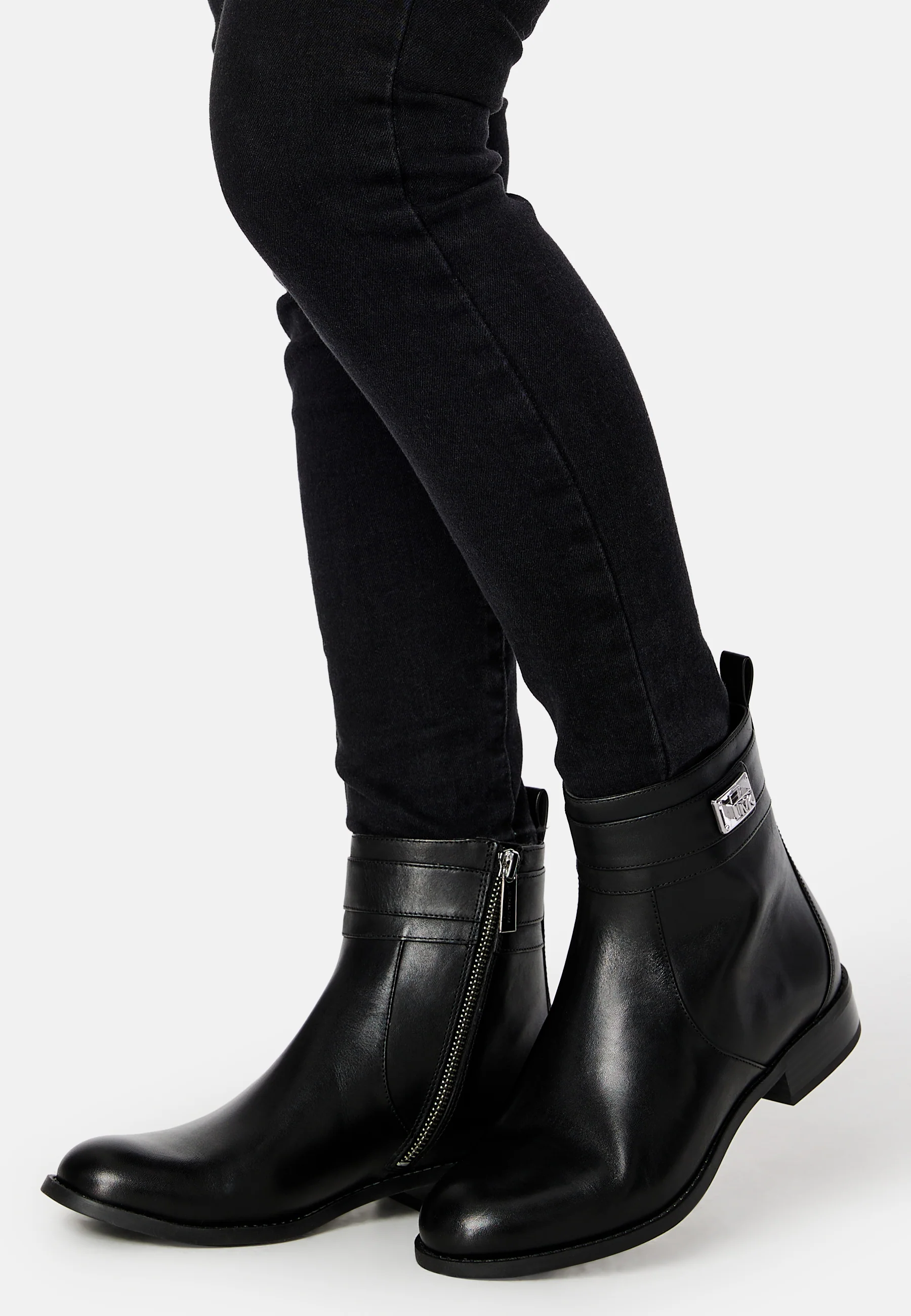 Padma Strap Flat Bootie