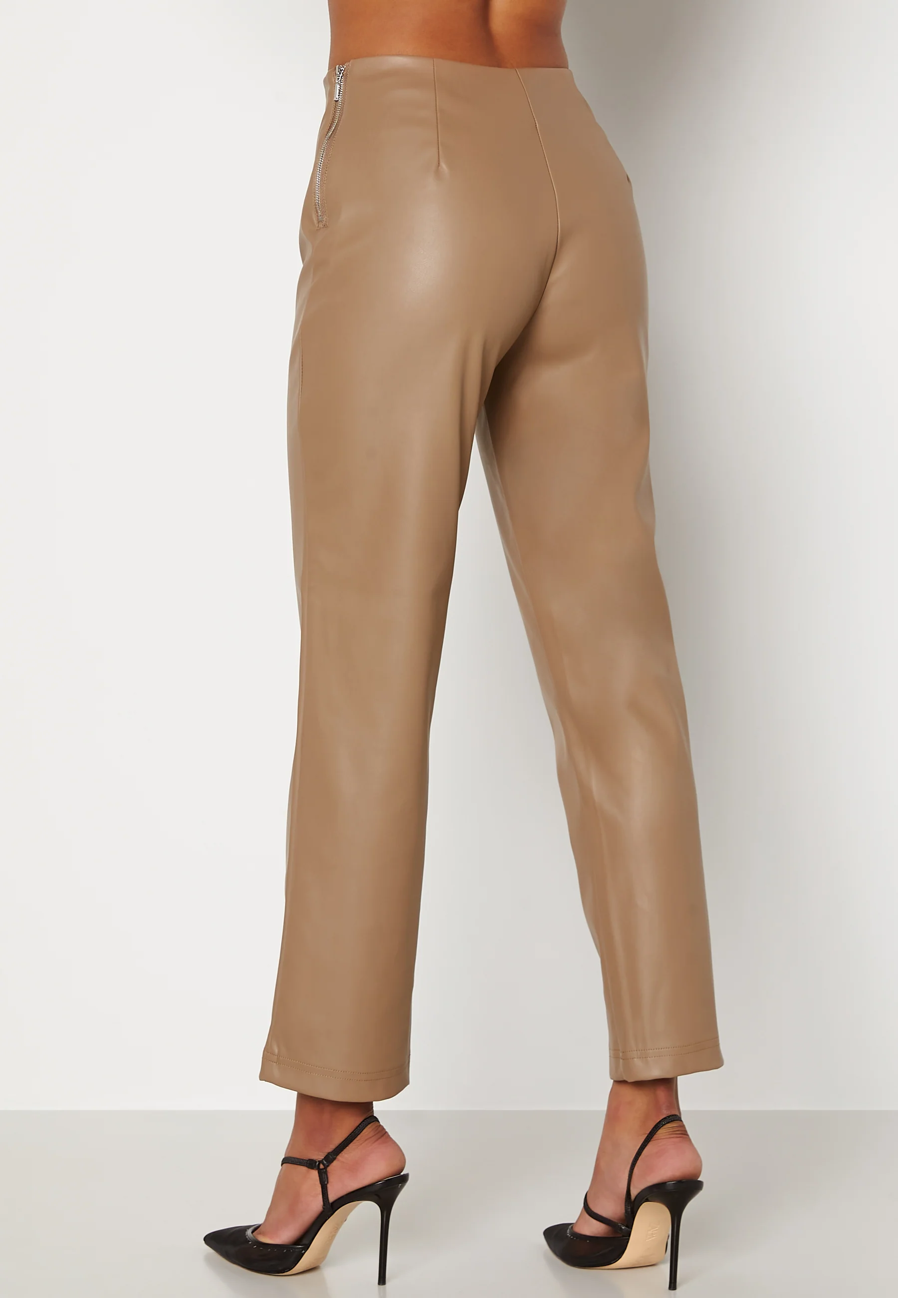 Pailin cropped PU trousers - Image 2