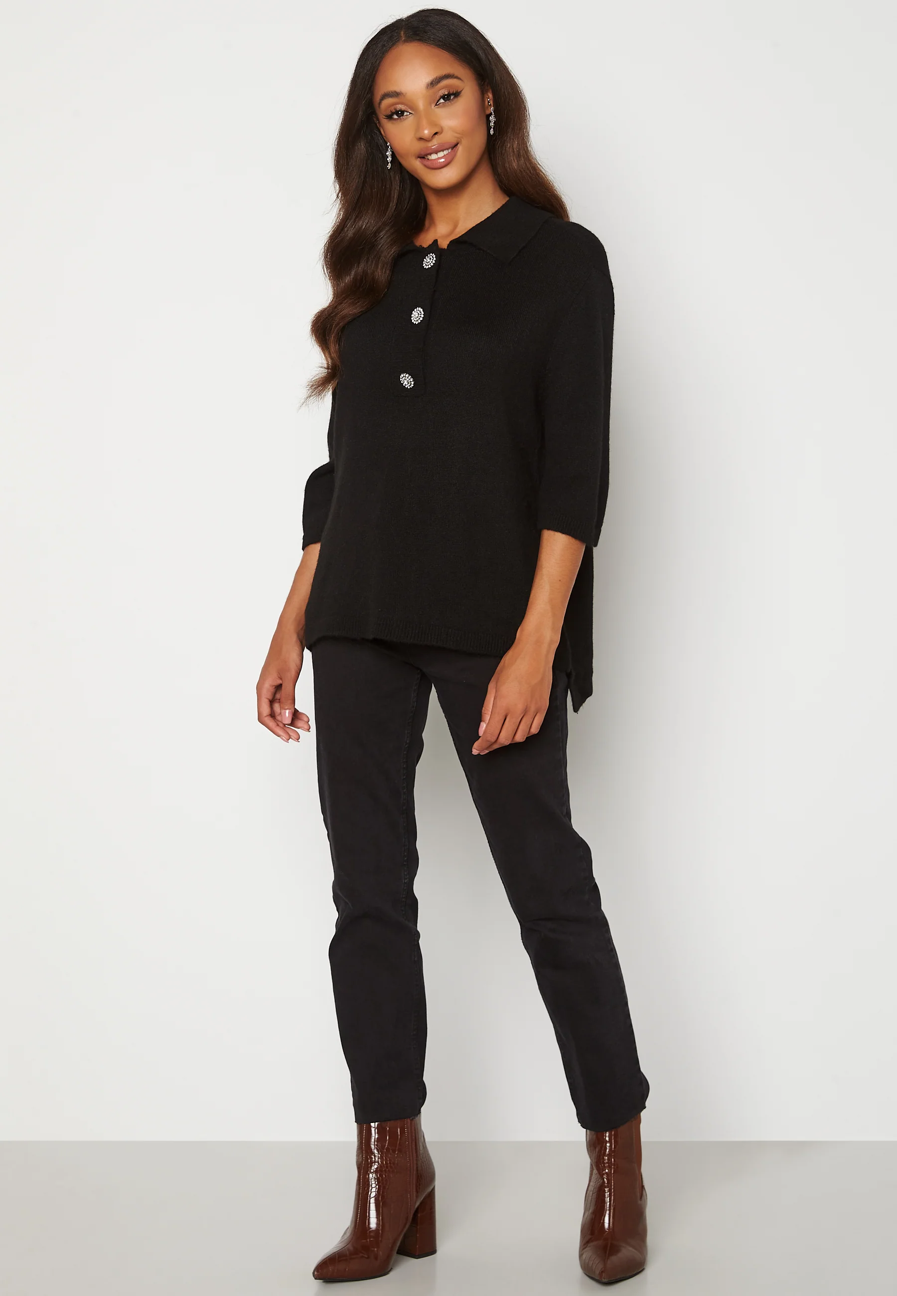 Paloma 2/4 Polo Pullover - Image 2