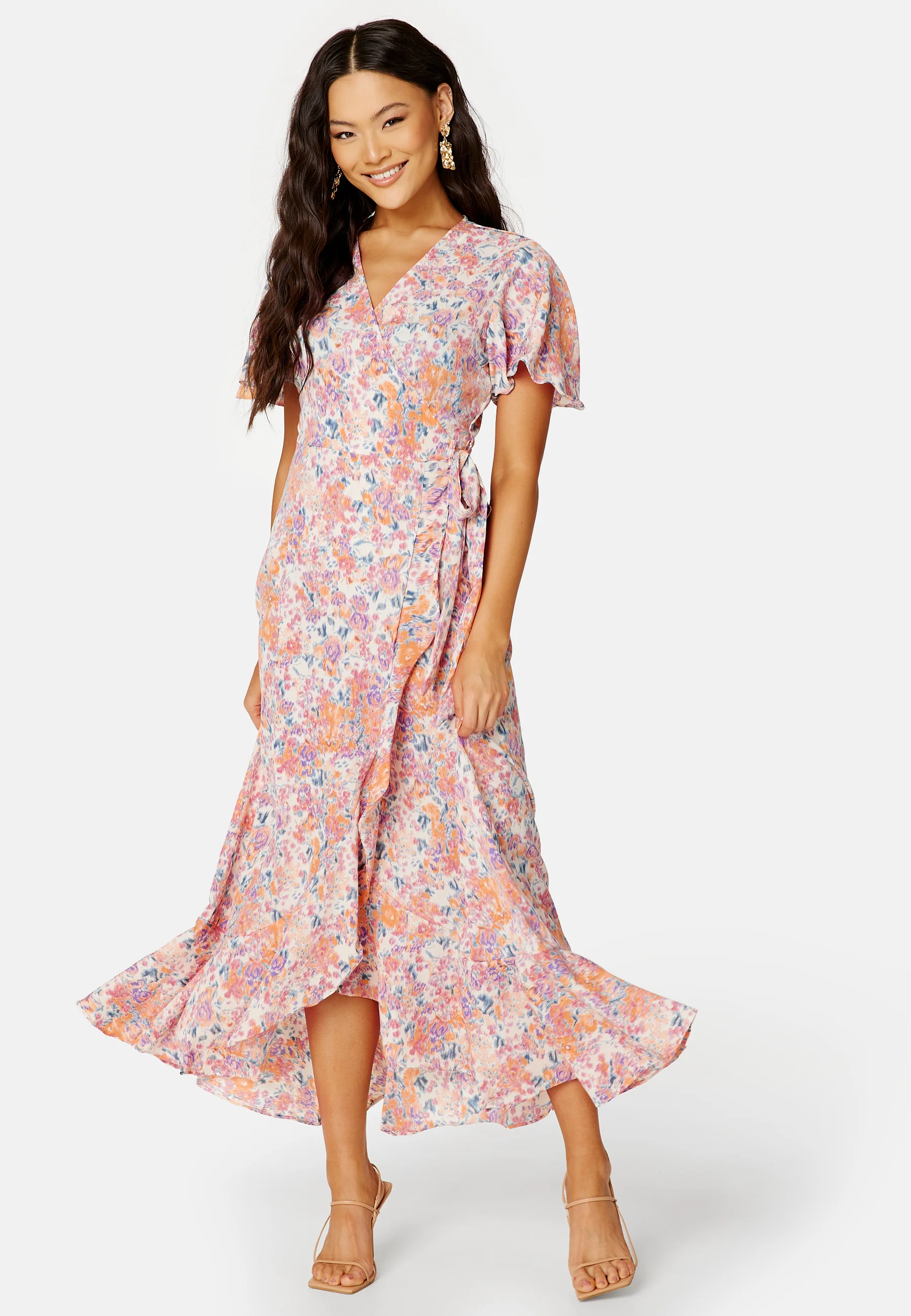 Papaya S/S Wrap Dress