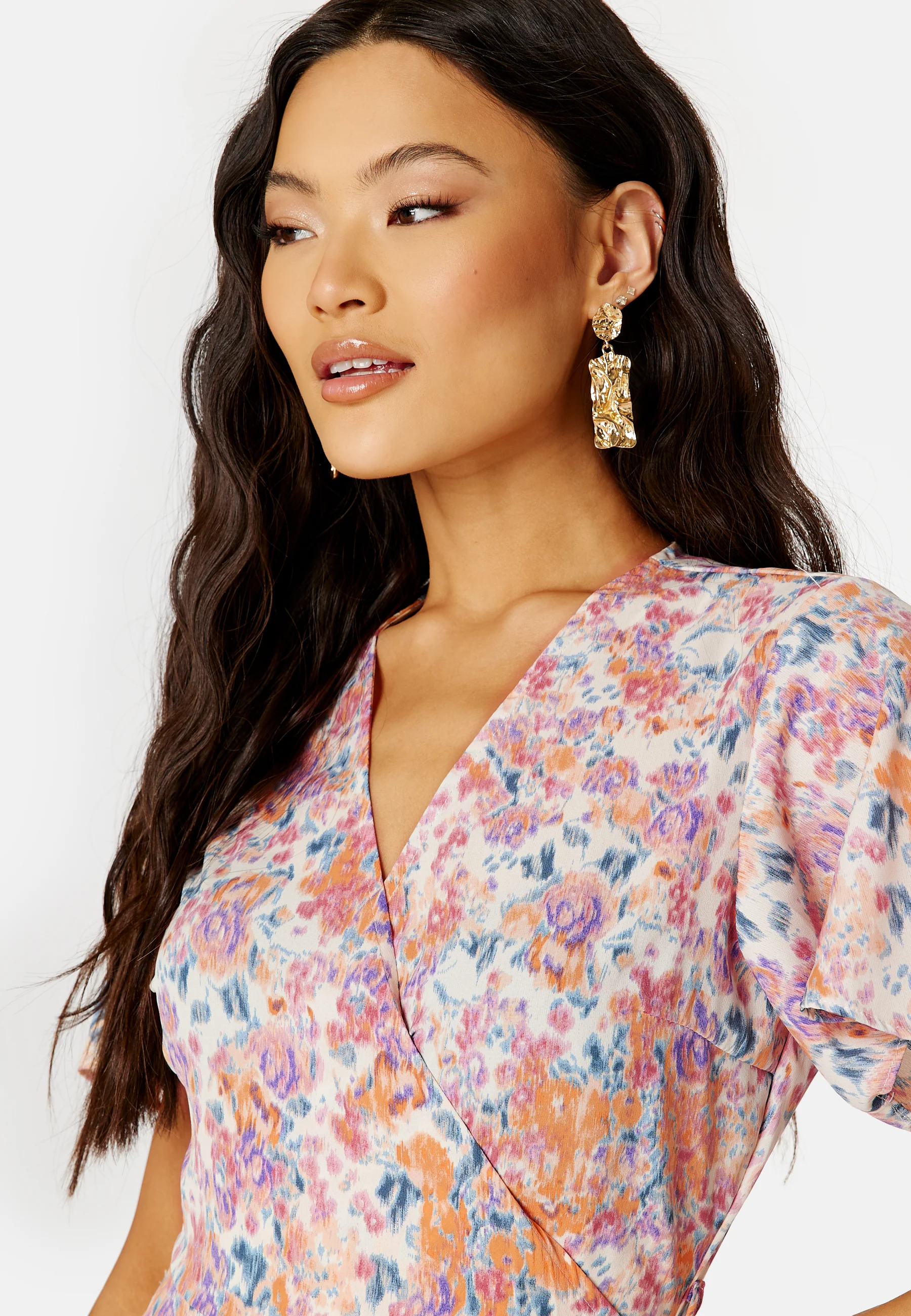 Papaya S/S Wrap Dress - Image 4