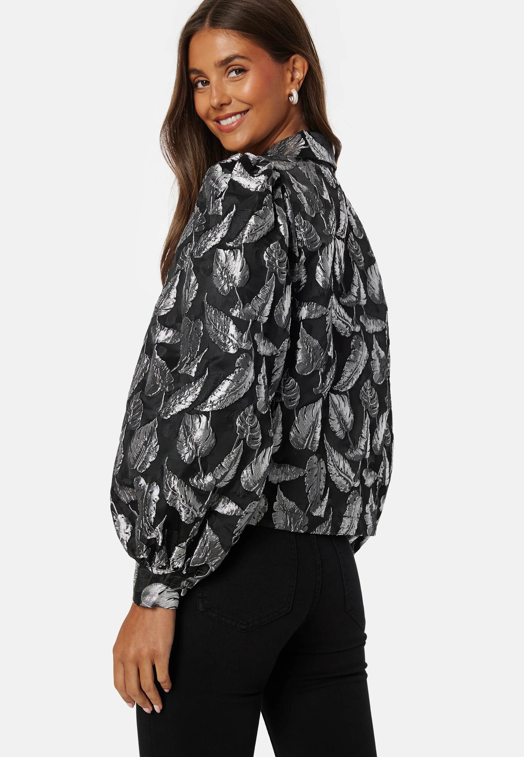 Paula-Elani Silver Leaf Jacket - Image 2