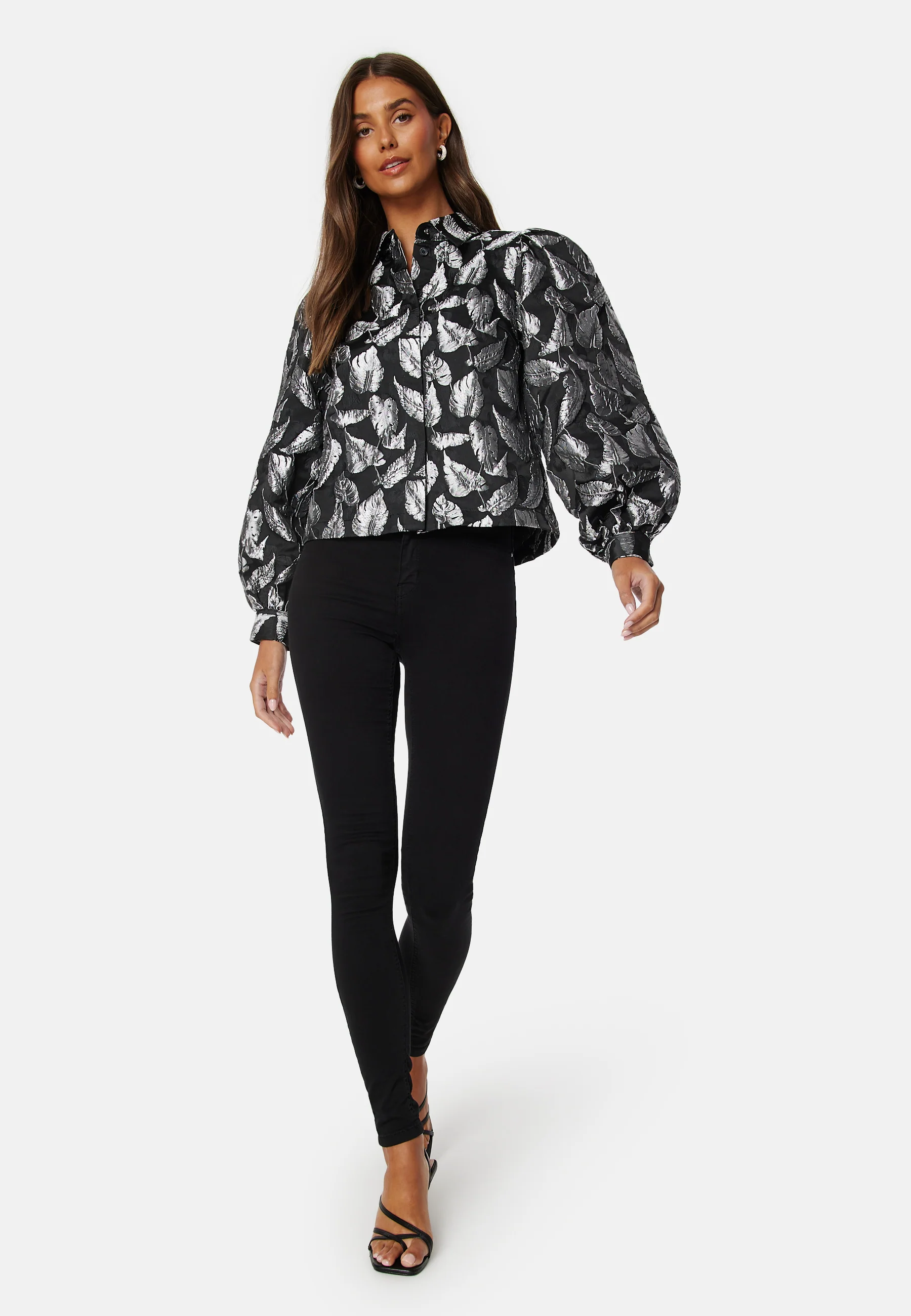 Paula-Elani Silver Leaf Jacket - Image 3
