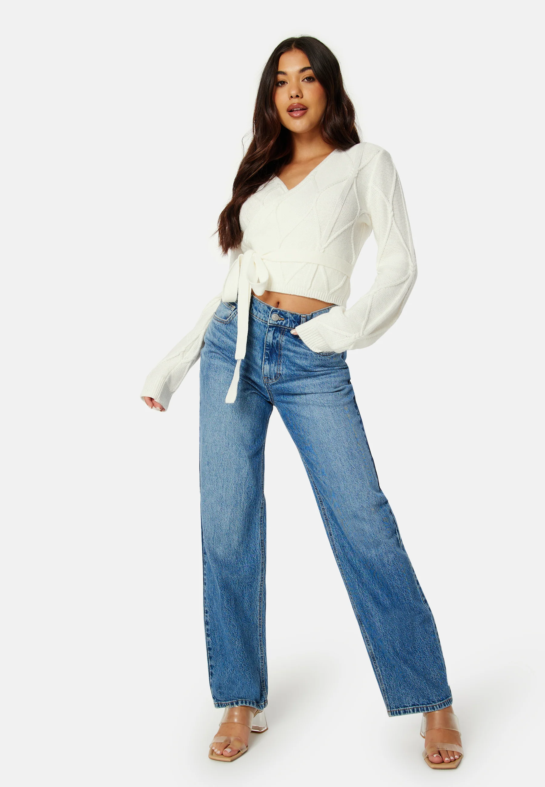 Paulina wrap knit cardigan - Image 4