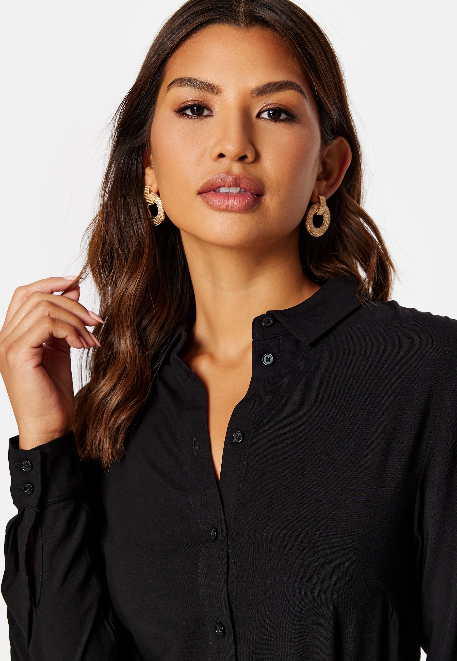 Paya L/S Shirt Dress /SU - Image 5