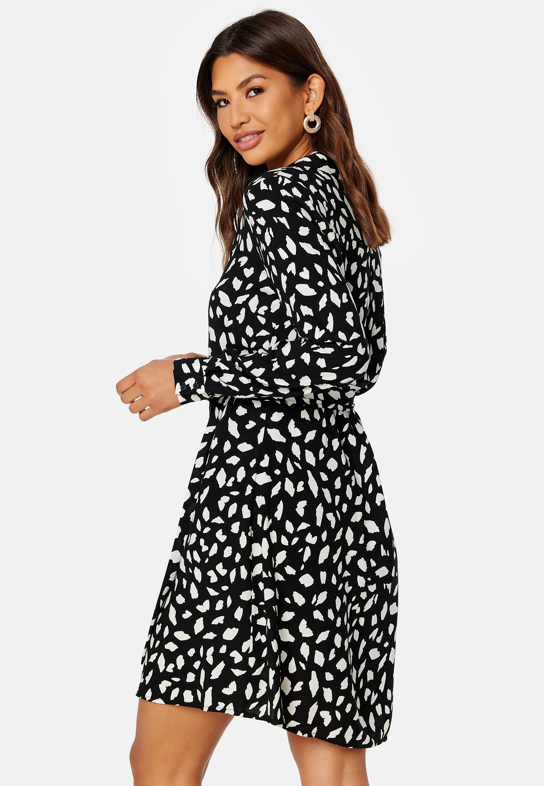 Paya L/S Shirt Dress /SU - Image 3