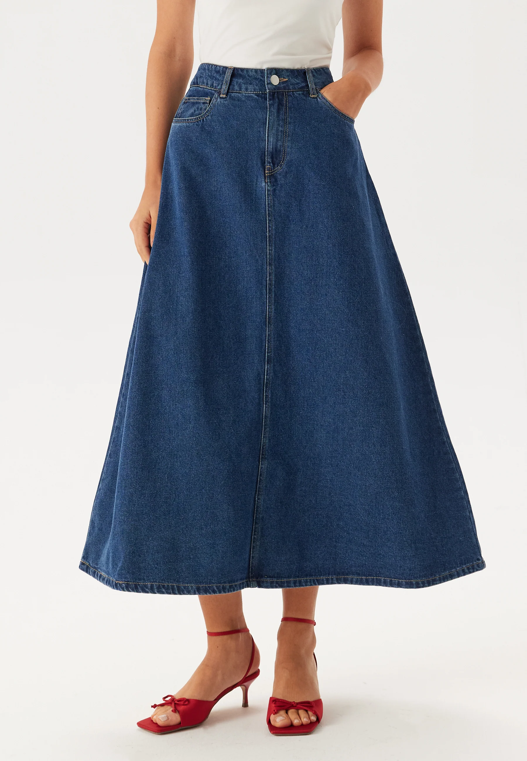 Pcabbi Mw A-shape Ankle Skirt - Image 4
