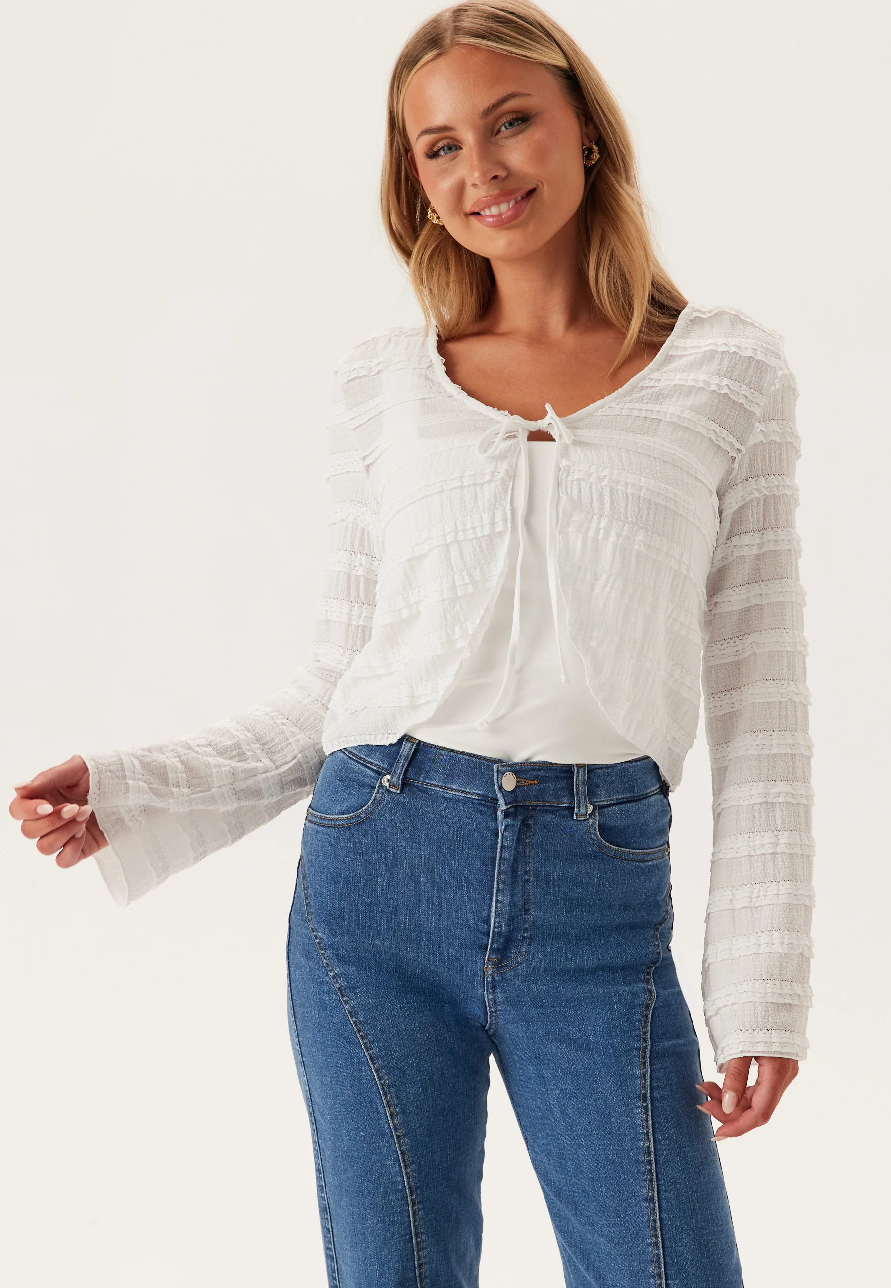 Pcanine Ls Tie Top