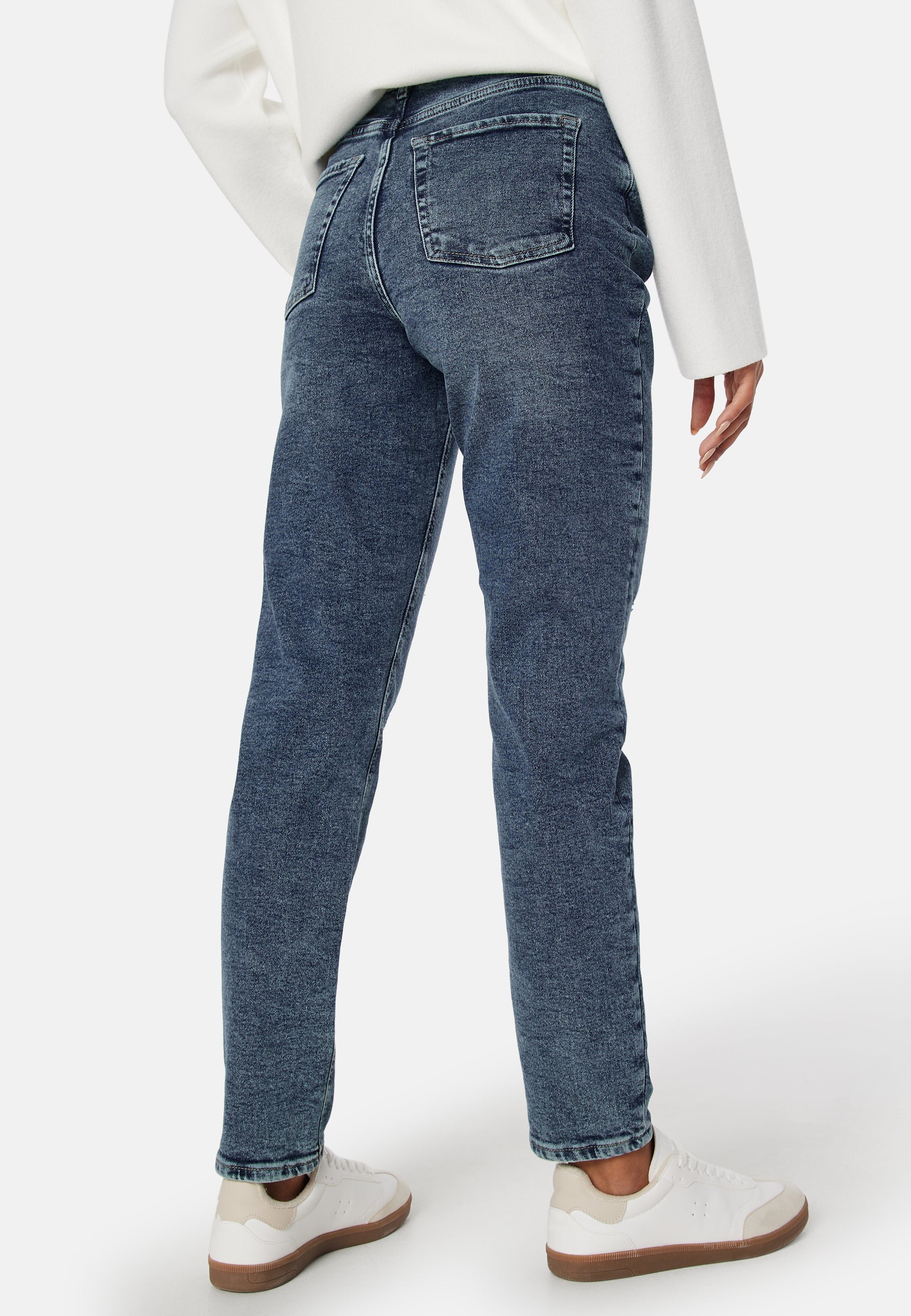 Pcbella High Waist Tap Dest Ank Jeans - Image 2