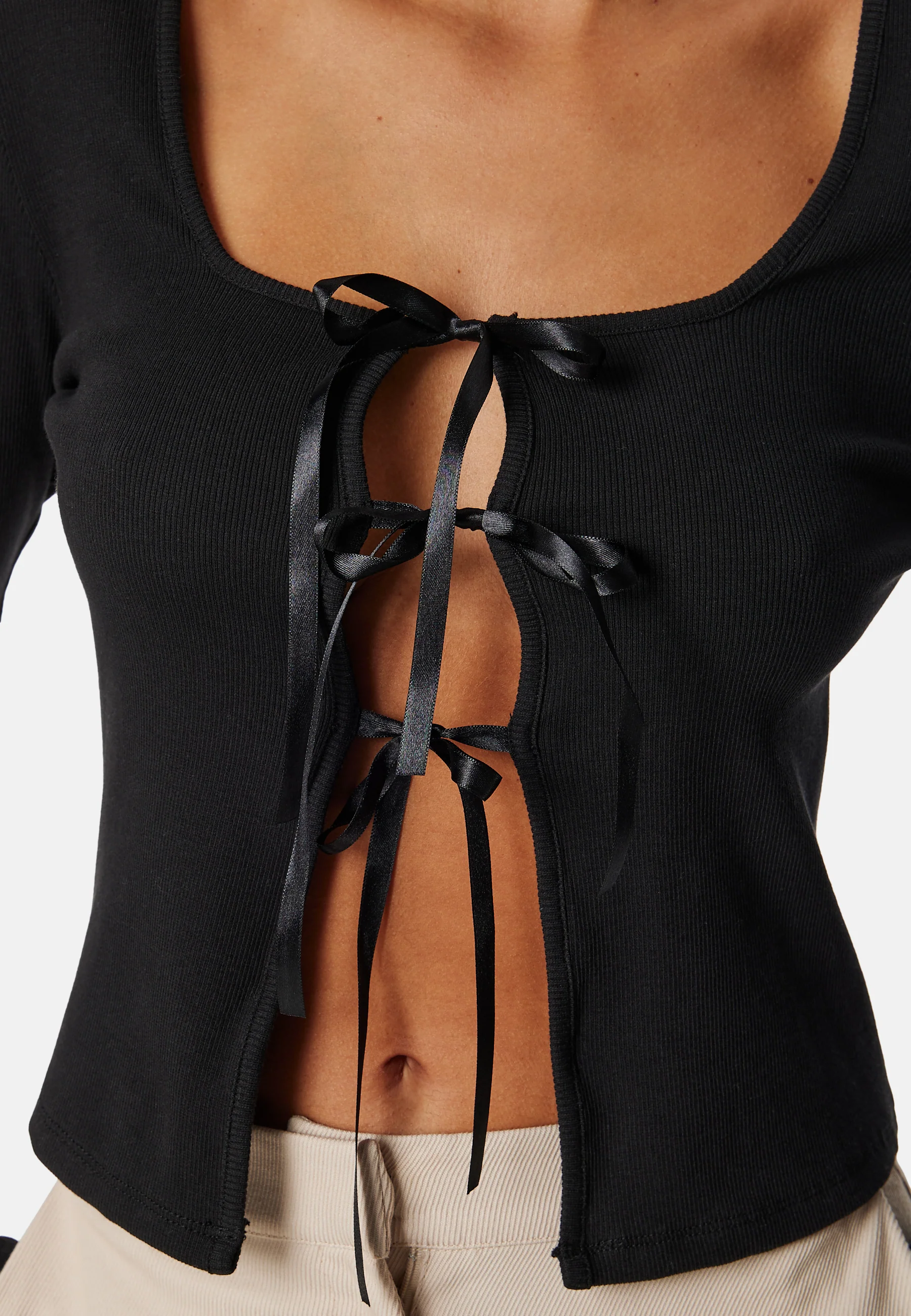 Pcbonnie Ls Square Neck Top D2 - Image 4