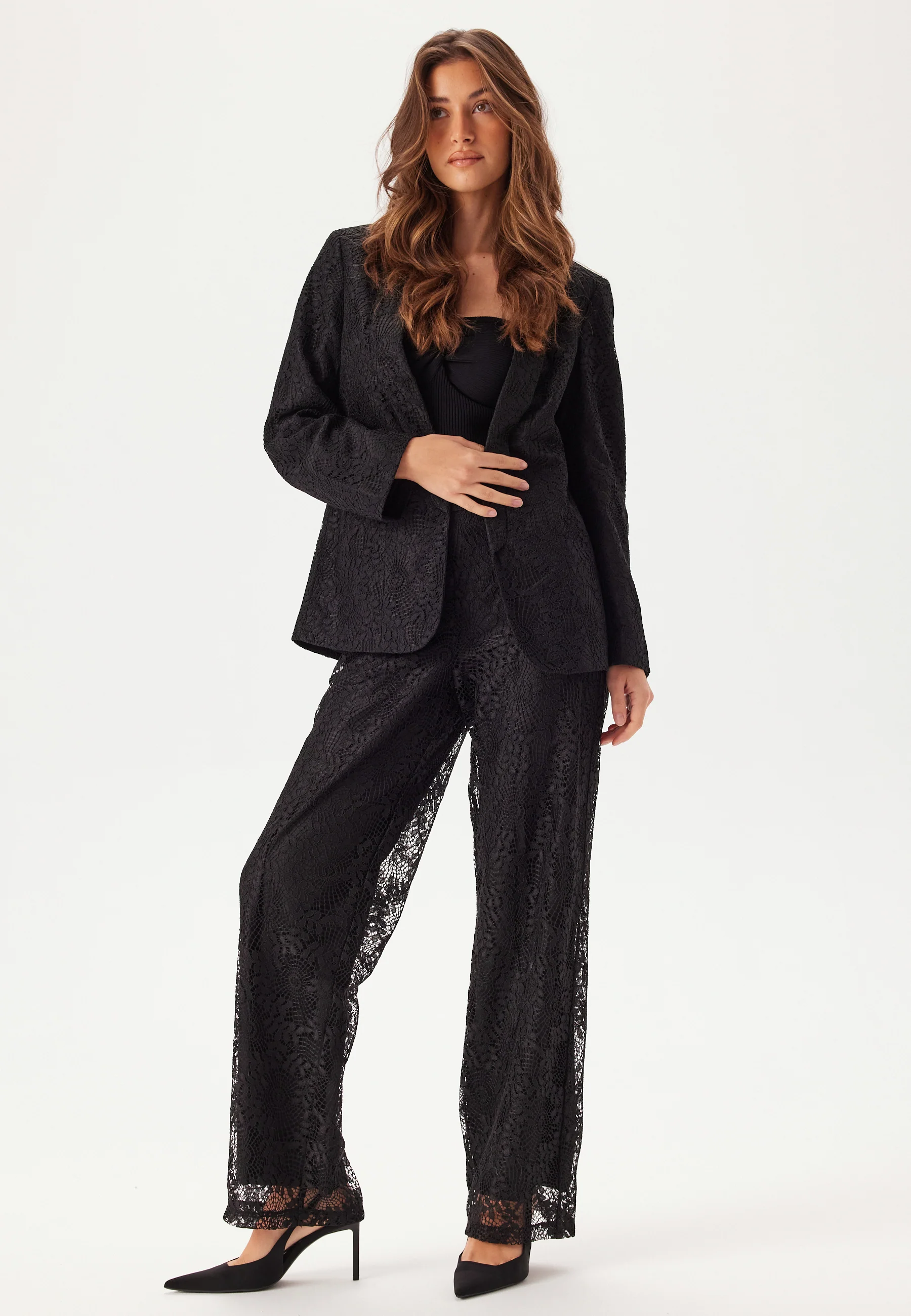 Pcbosulla Hw Lace Wide Pant - Image 3