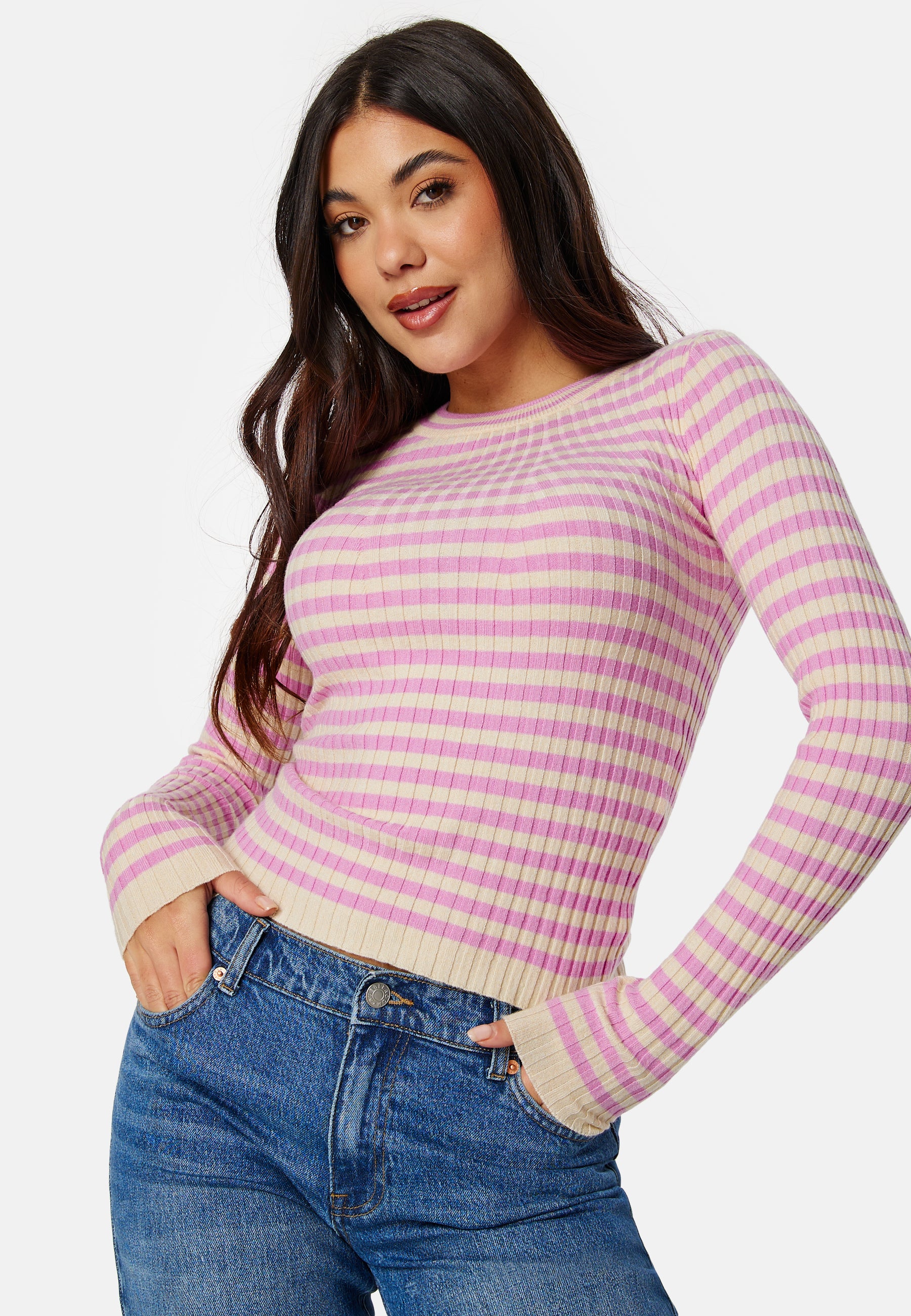 Pccrista LS O-Neck Knit - Image 2