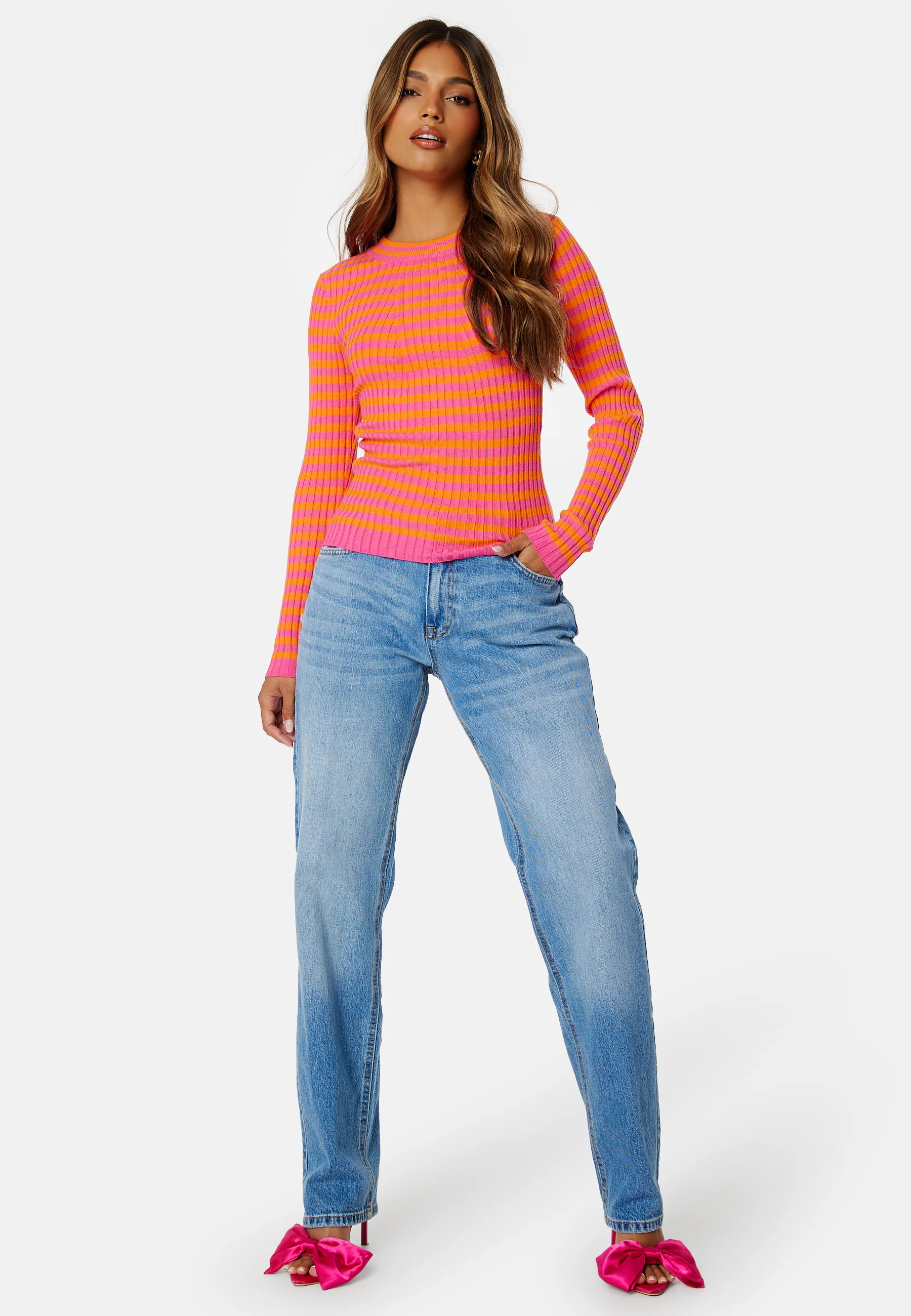 Pccrista LS O-Neck Knit - Image 3