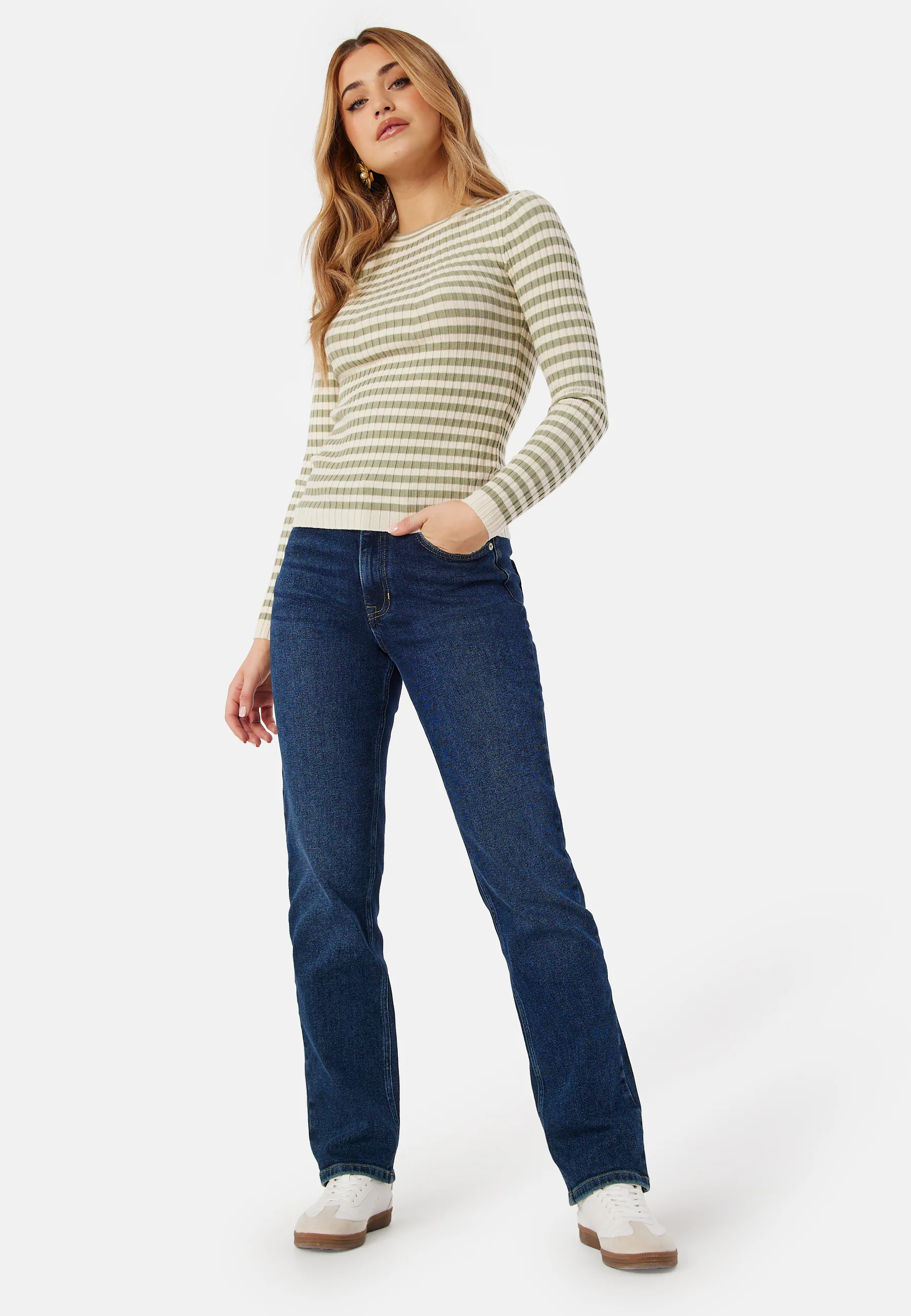 Pccrista LS O-Neck Knit - Image 3