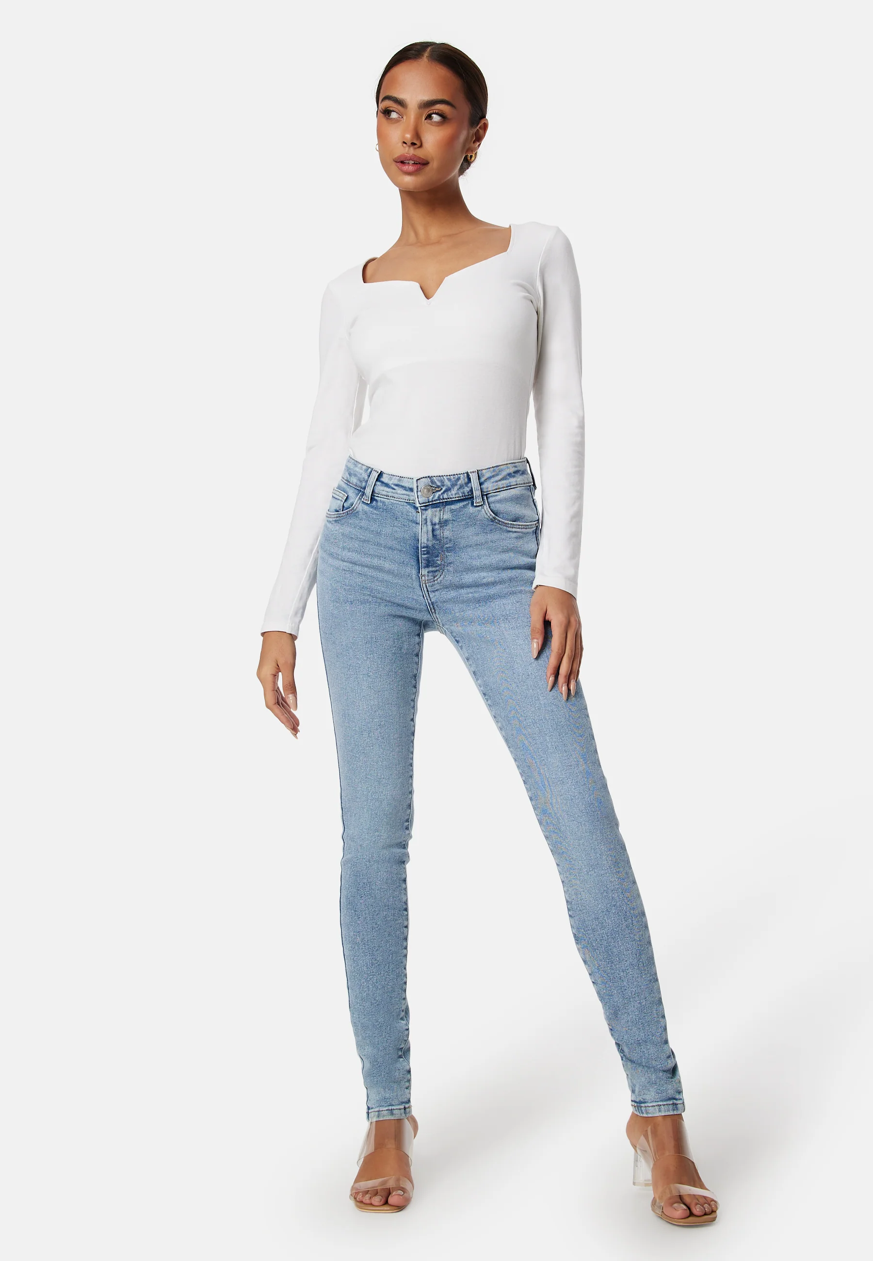 Pcdana Mid Waist Skinny Jeans - Image 3