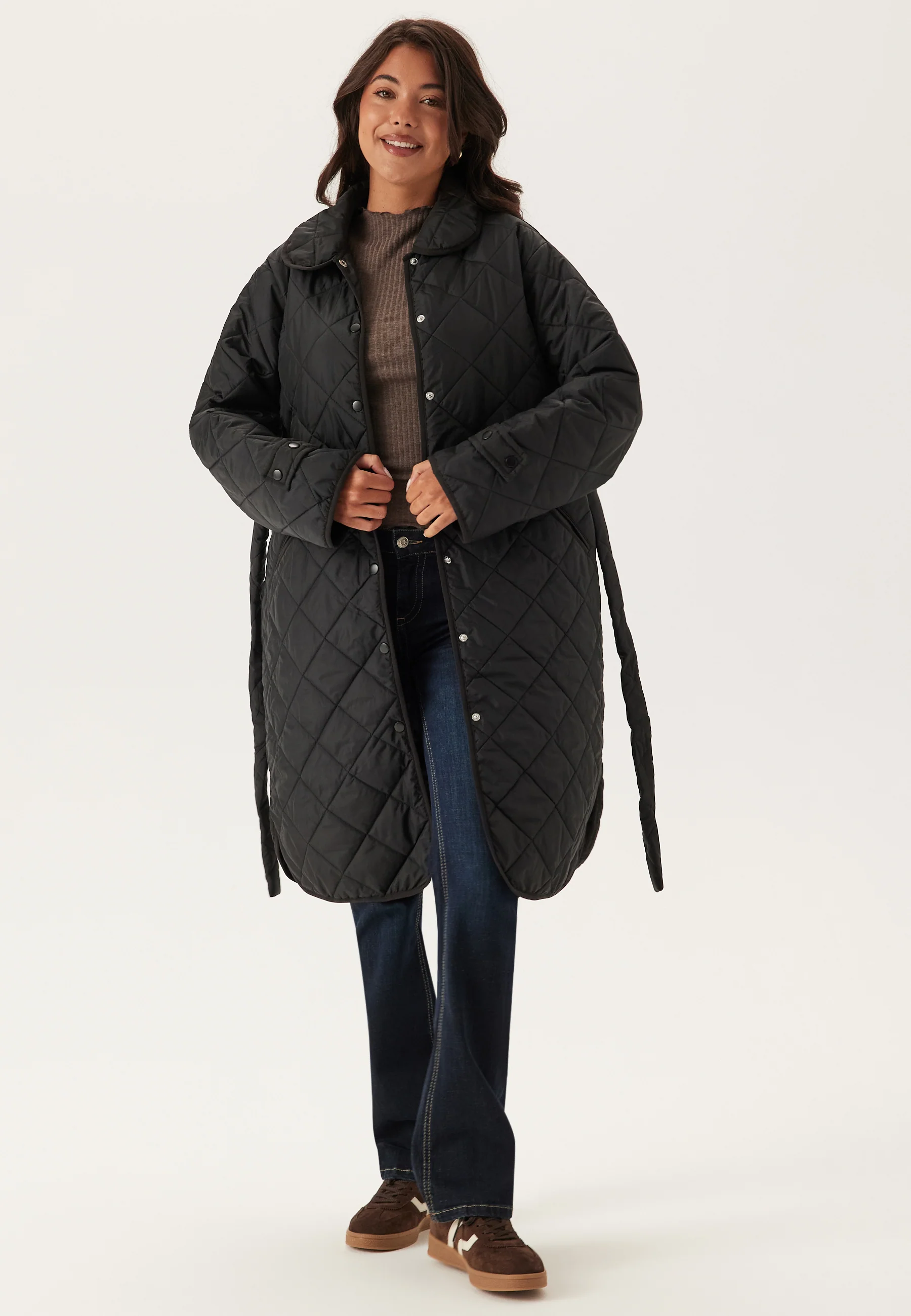 Pcemily Long Quilted Jacket - Image 3