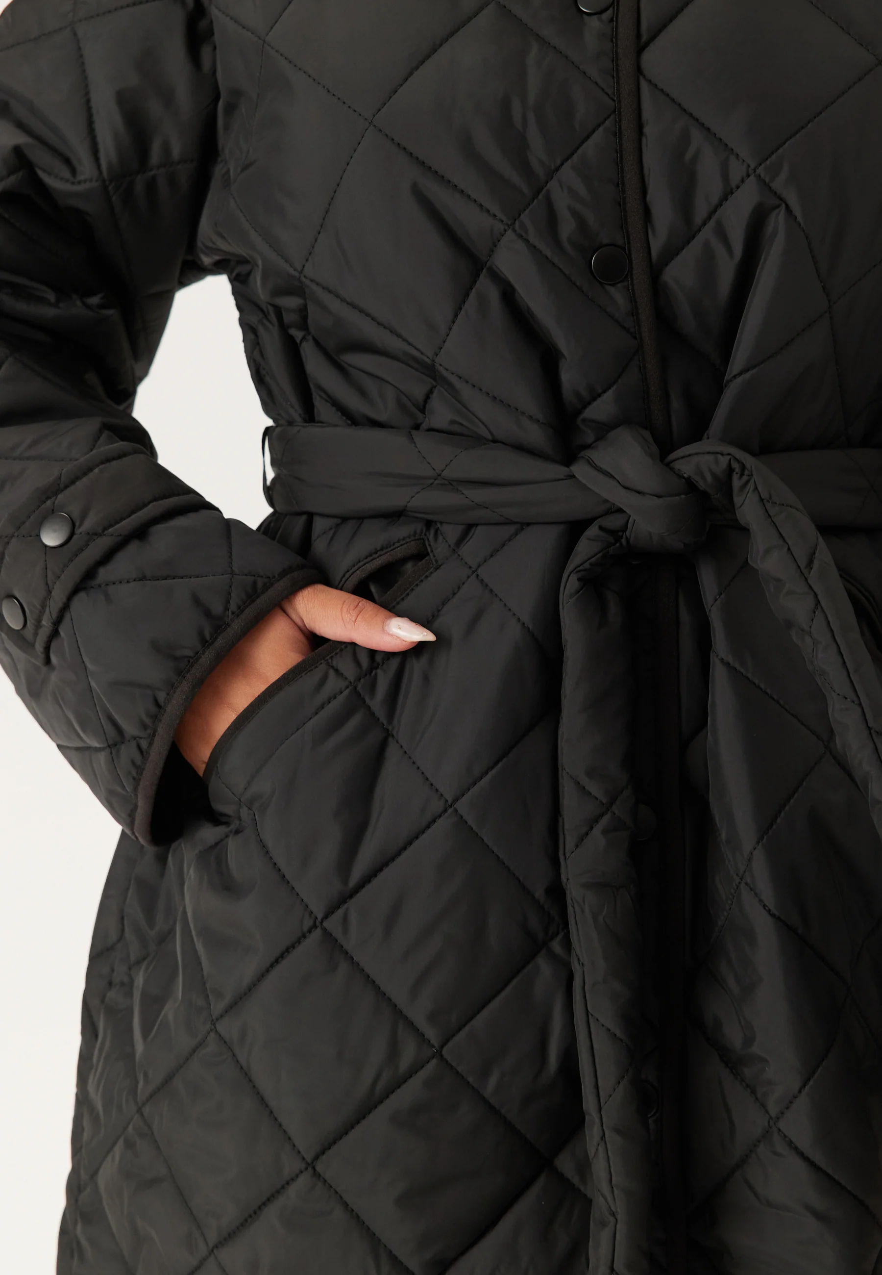 Pcemily Long Quilted Jacket - Image 4